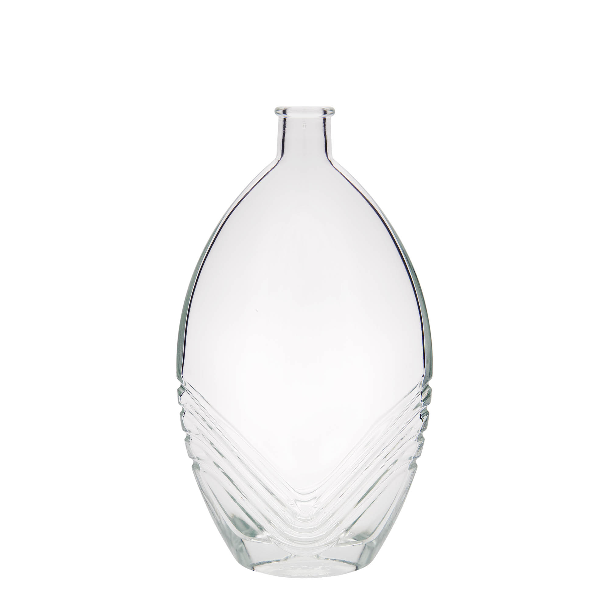 500 ml glassflaske 'Florence', oval, åpning: kork 500 ml glassflaske 'Florence', oval, åpning: kork