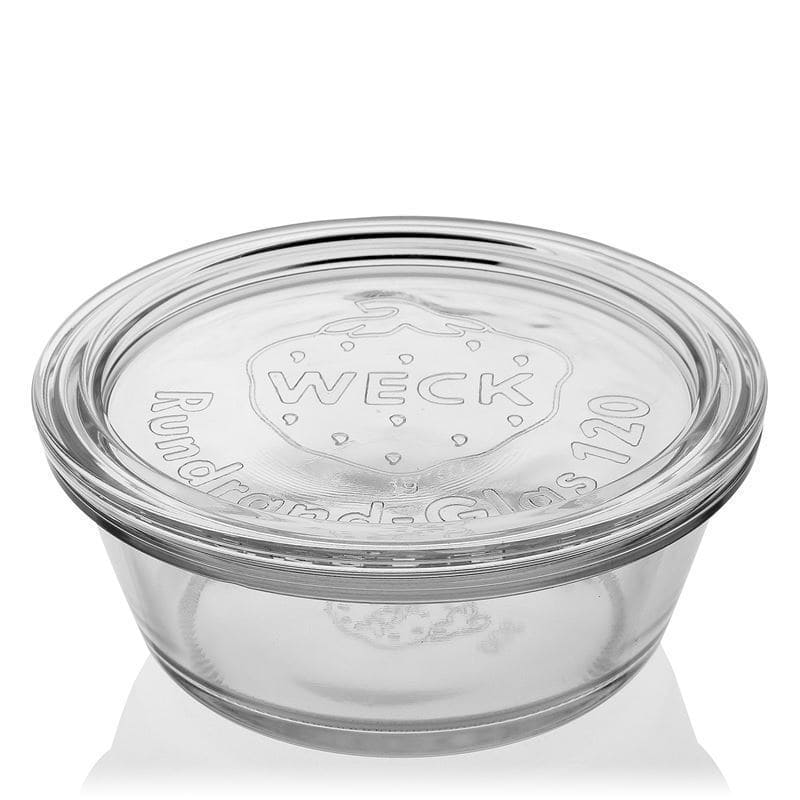 WECK-glasslokk med rund kant, for åpning: RR120