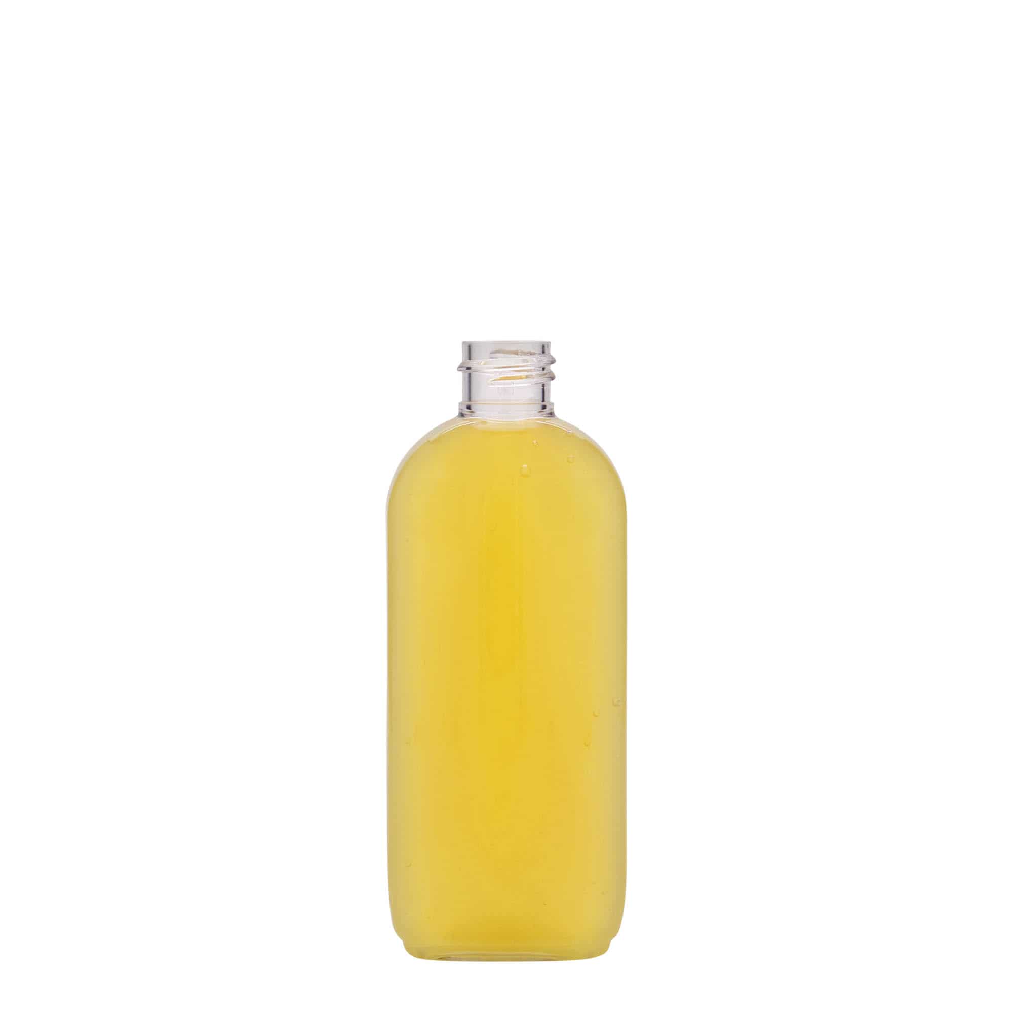 100 ml PET-flaske "Iris", oval, plast, åpning: GPI 20/410
