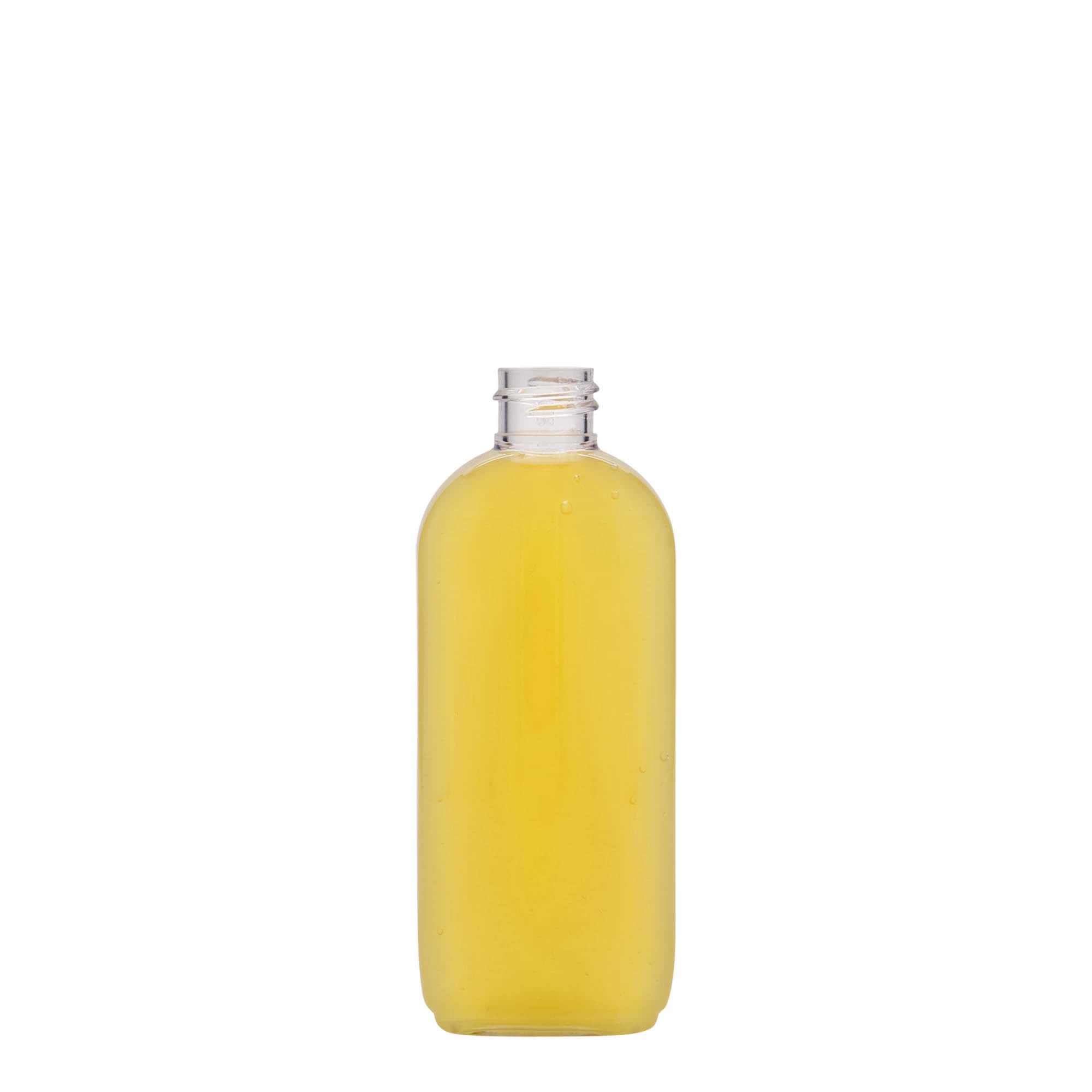 100 ml PET-flaske 'Iris', oval, plast, åpning: 20/410