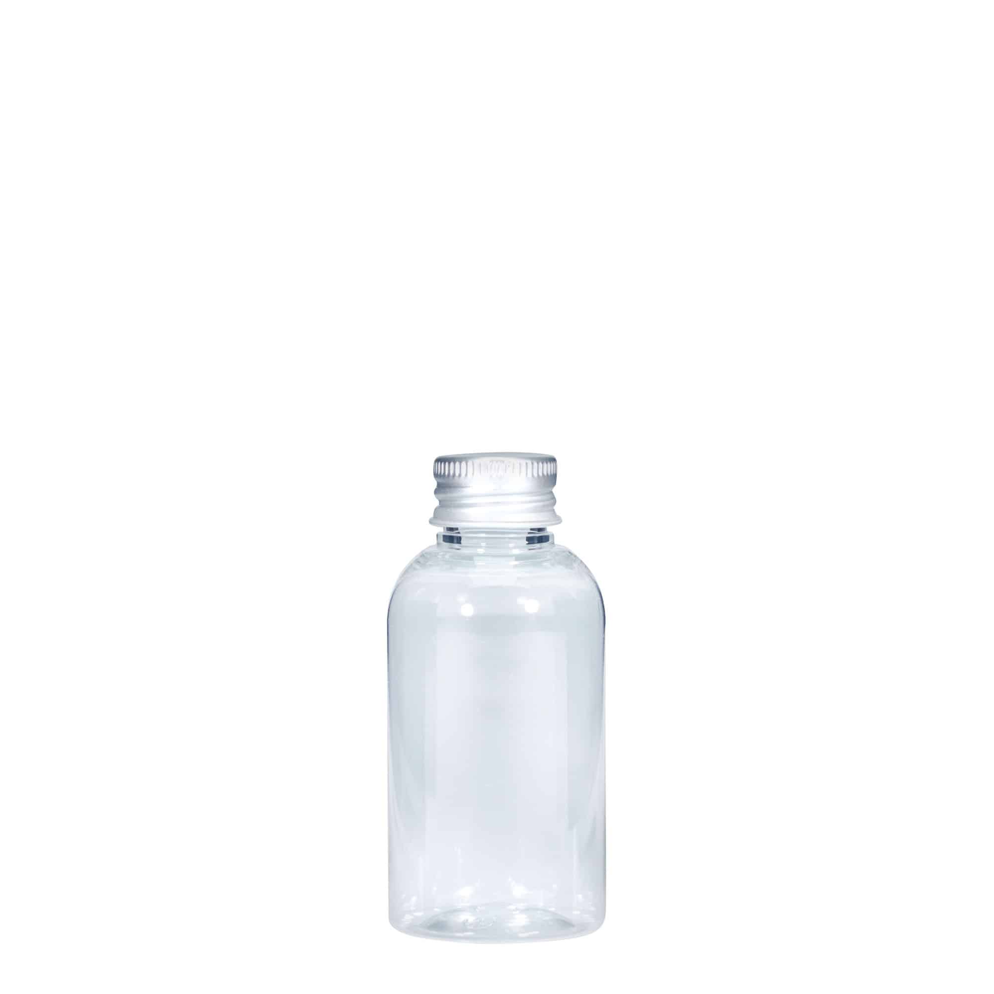 50 ml PET-flaske "Boston", plast, åpning: GPI 20/410 50 ml PET-flaske "Boston", plast, åpning: GPI 20/410