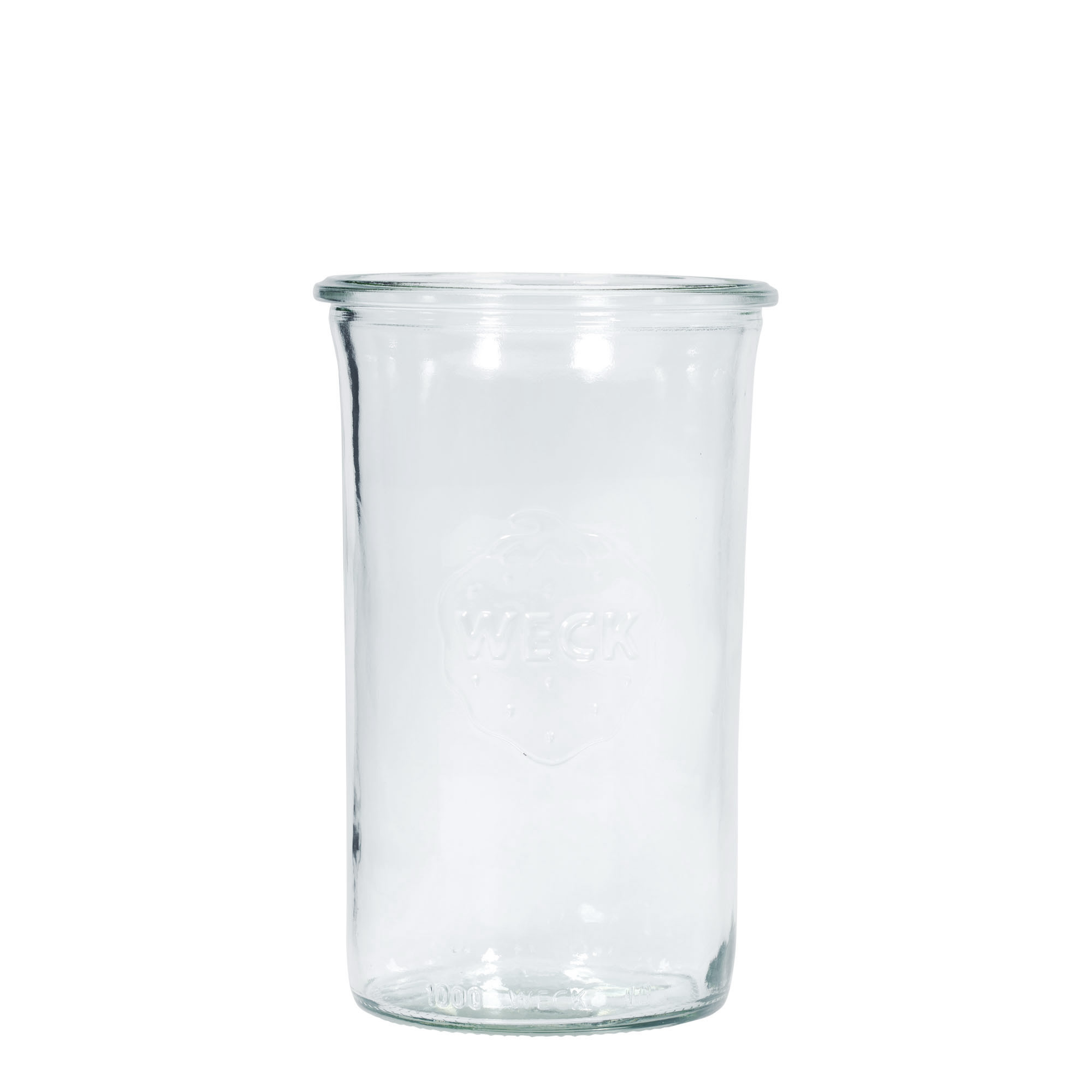 1.000 ml WECK-sturzglass #, åpning: rundkant 1.000 ml WECK-sturzglass #, åpning: rundkant