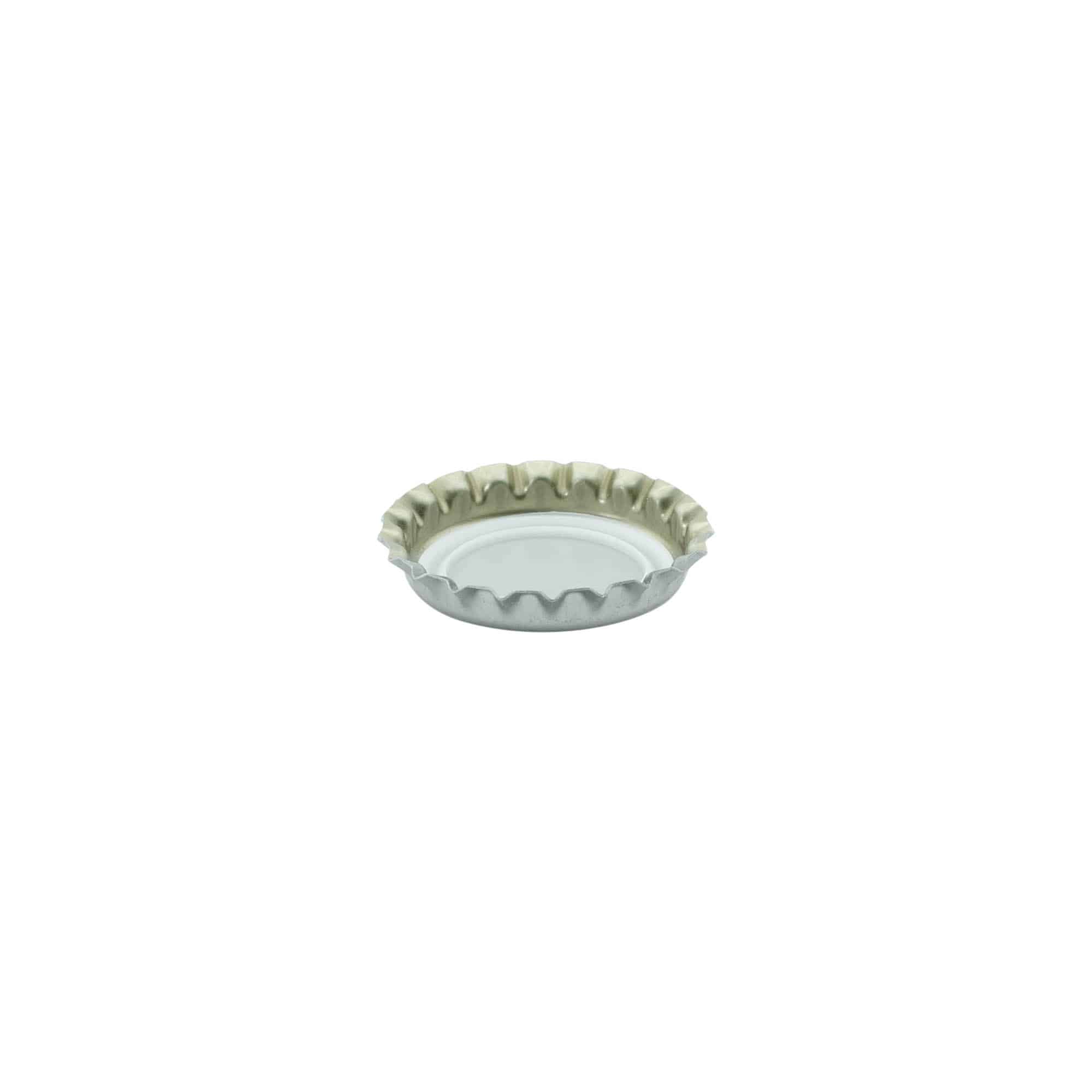 Kronkorken 26 mm, metall, sølv