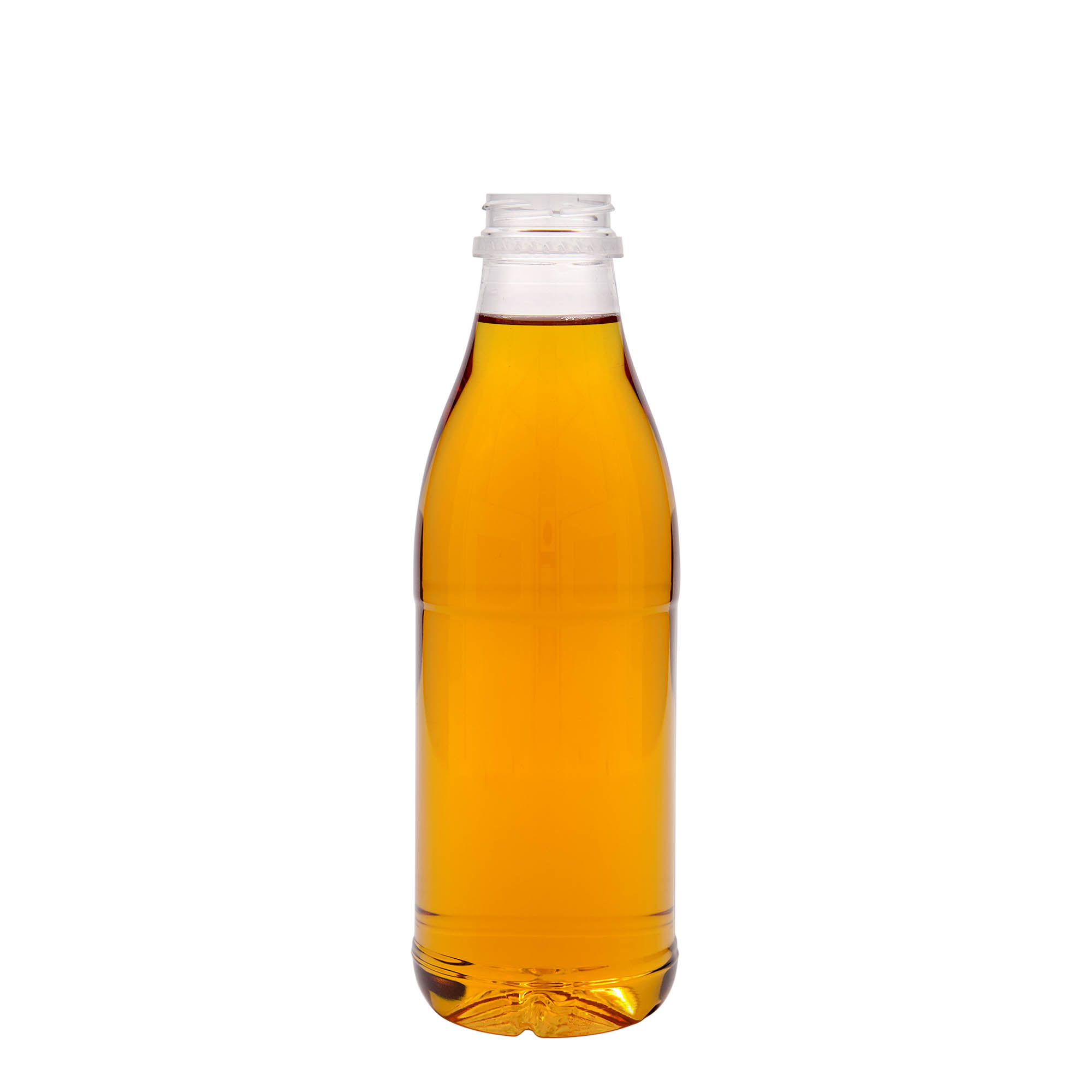 750 ml PET-flaske 'Melk og juice', plast, åpning: 38 mm