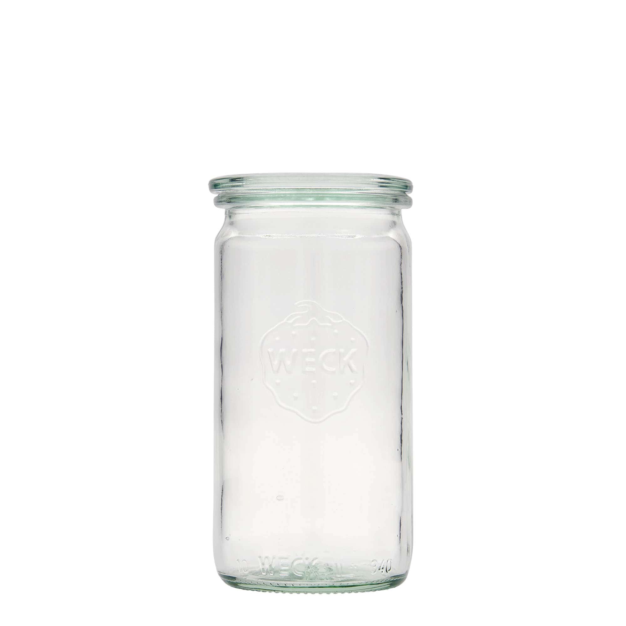 340 ml WECK-sylinderglass, åpning: rundkant