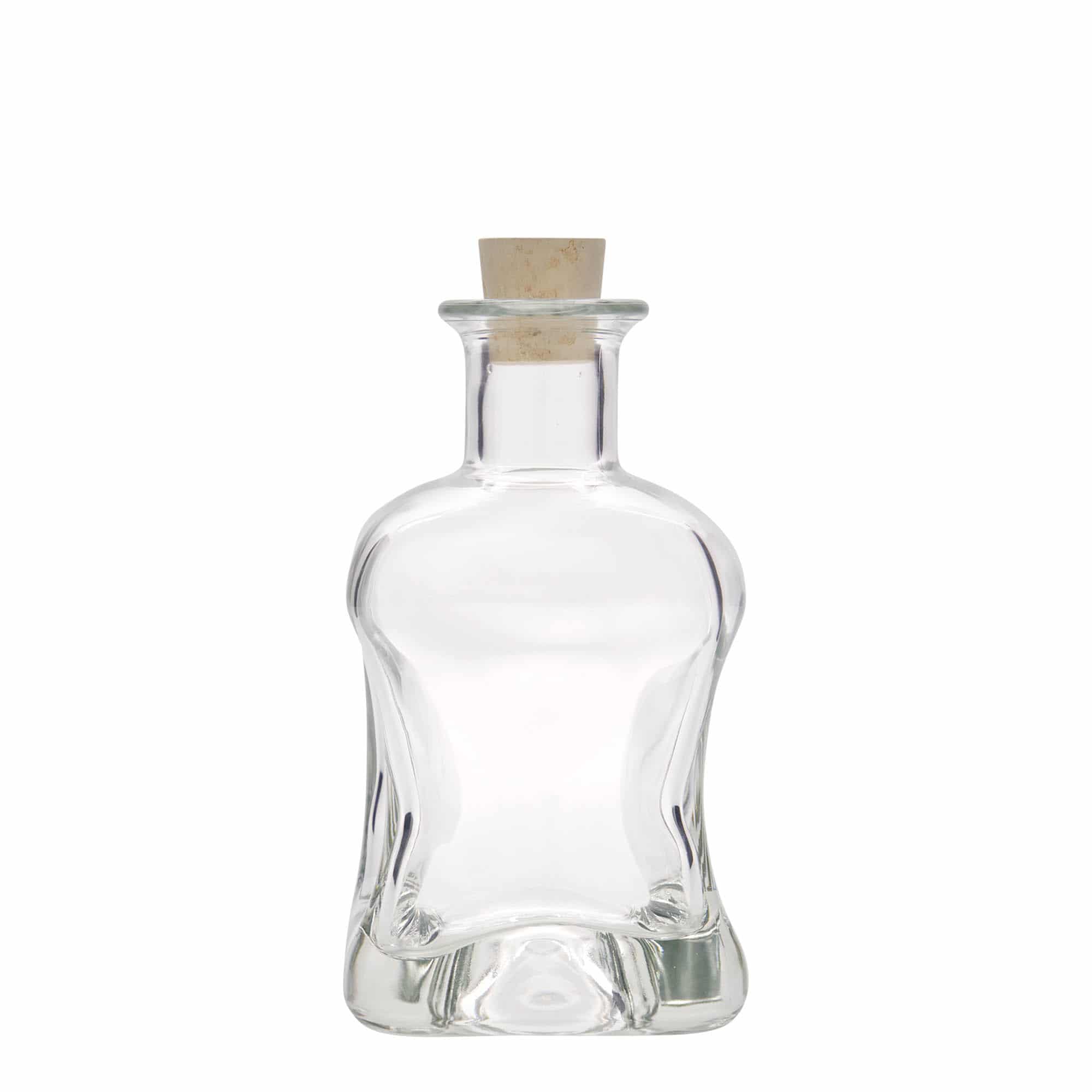 350 ml glassflaske "Dublin", kvadratisk, åpning: Kork