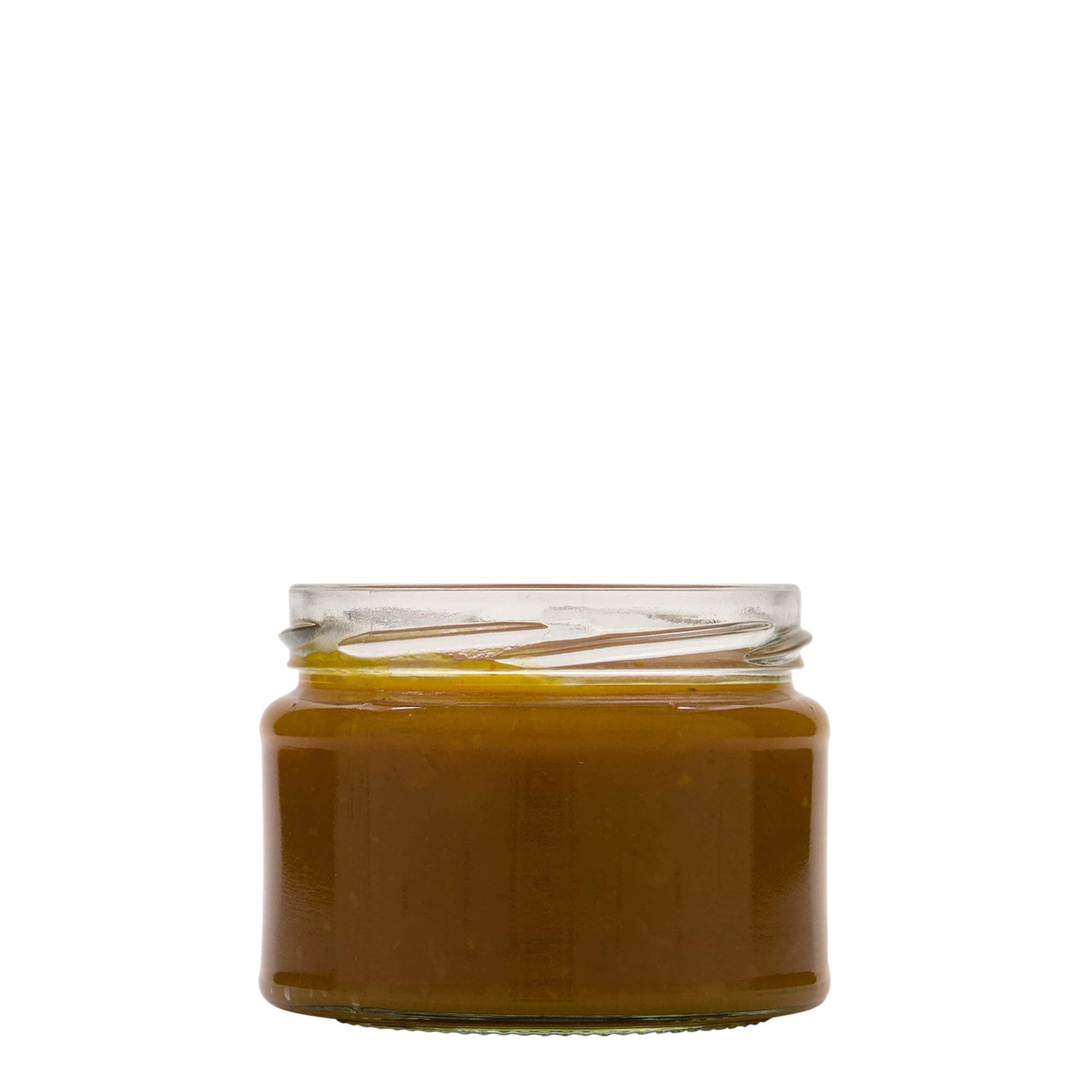 280 ml flatt rundglass, åpning: Twist-Off (TO 82)