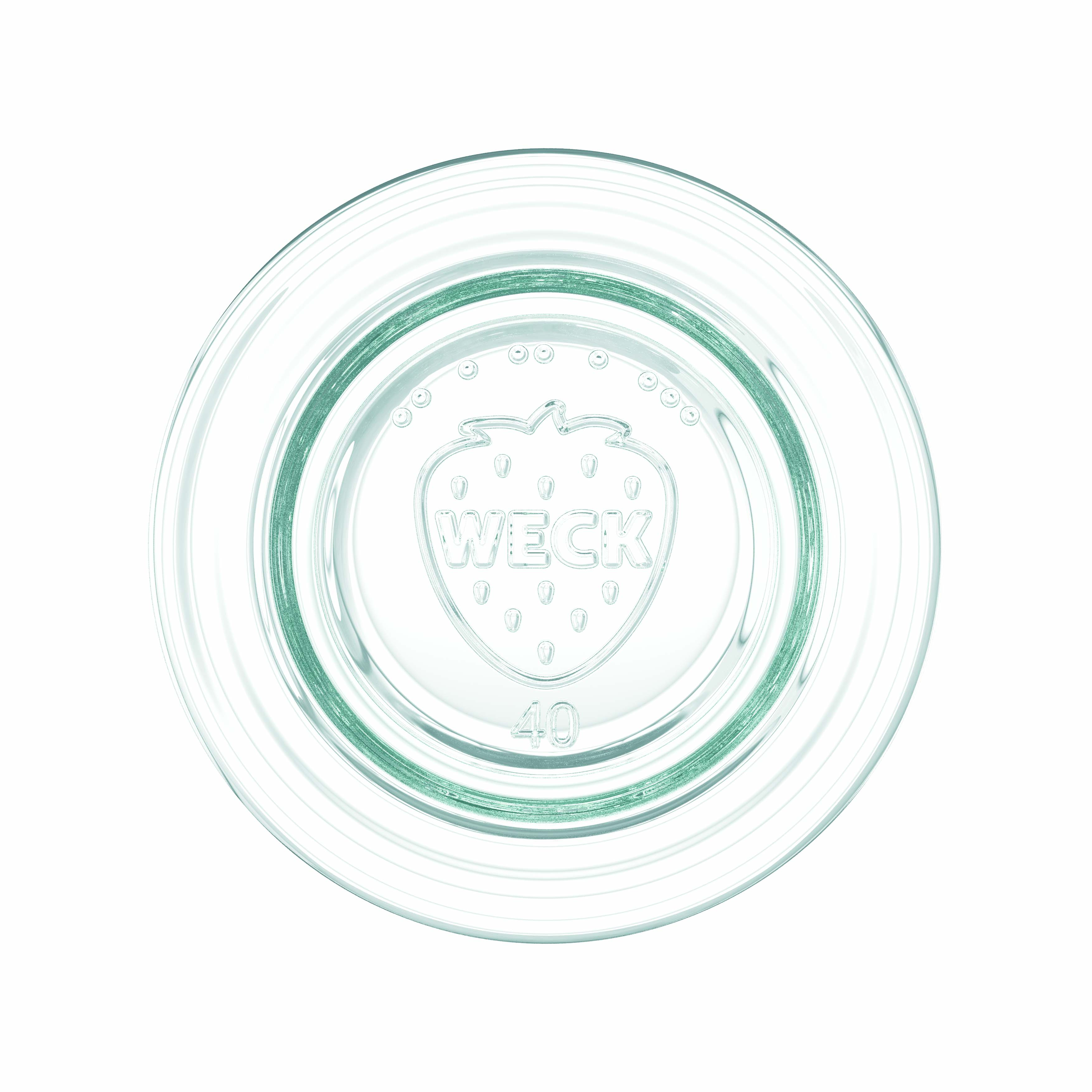 12x 35 ml WECK-sylteglass av terrintype med glasslokk RR 40