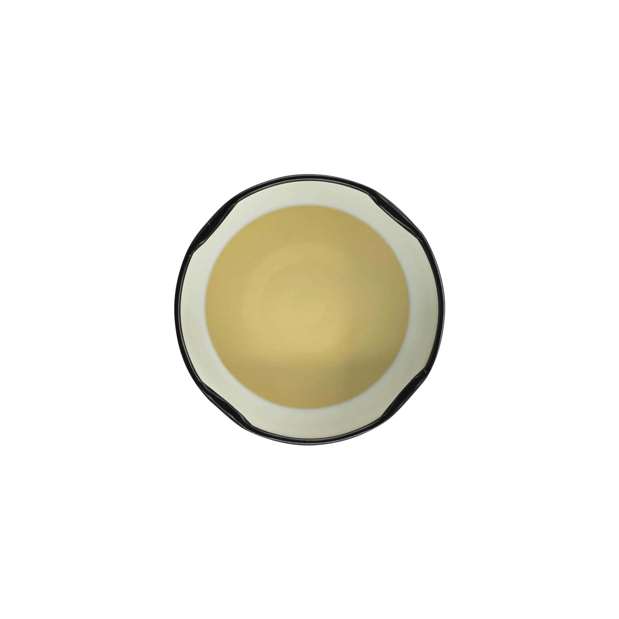 Deep-Twist-Off-lokk, blikk, svart, for åpning: Deep-TO 66