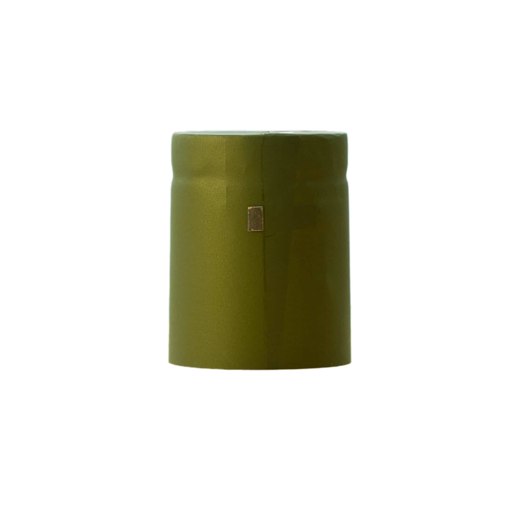 Krympekapsel 32x41, PVC-plast, olivengrønn Krympekapsel 32x41, PVC-plast, olivengrønn