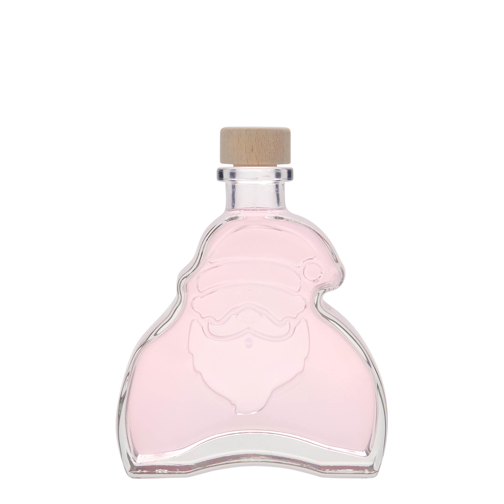 200 ml glassflaske 'Julenissen', åpning: kork 200 ml glassflaske 'Julenissen', åpning: kork