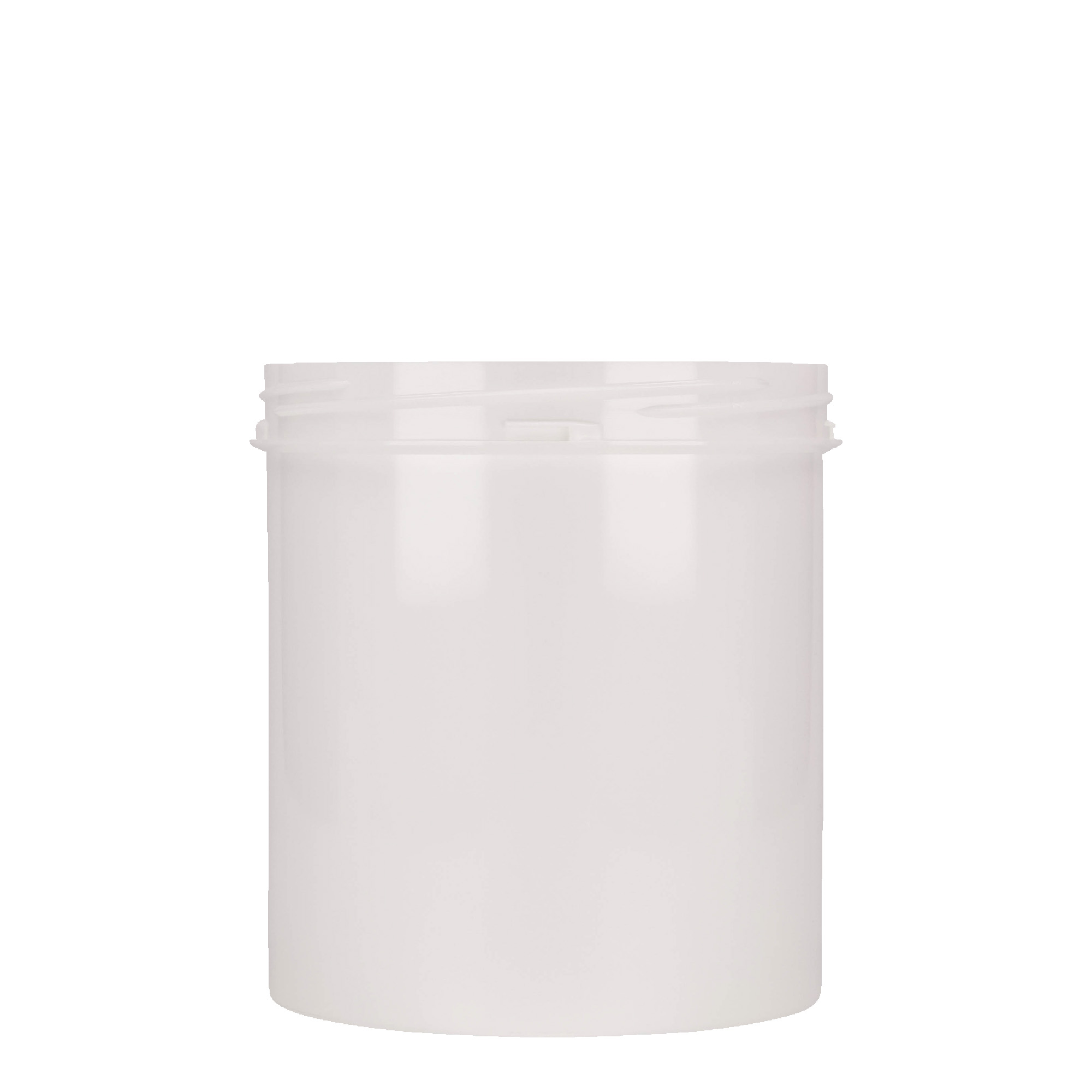 1000 ml plastboks "Securilock", PP, hvit, åpning: Skrulokk 1000 ml plastboks "Securilock", PP, hvit, åpning: Skrulokk