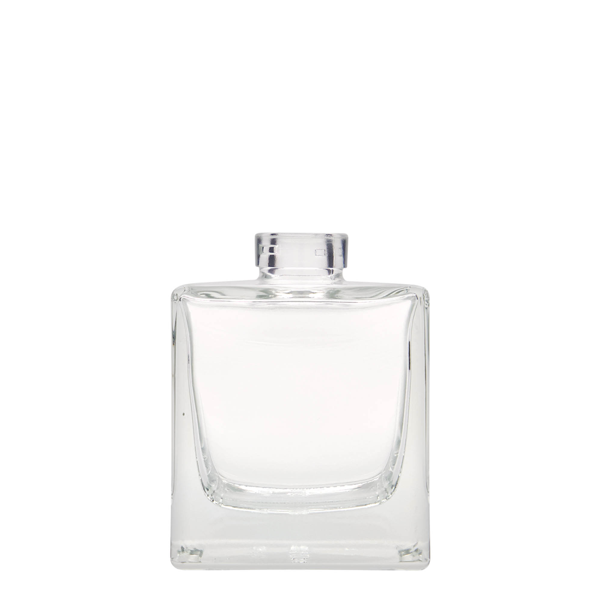 200 ml glassflaske 'Cube', firkantet, åpning: kork 200 ml glassflaske 'Cube', firkantet, åpning: kork