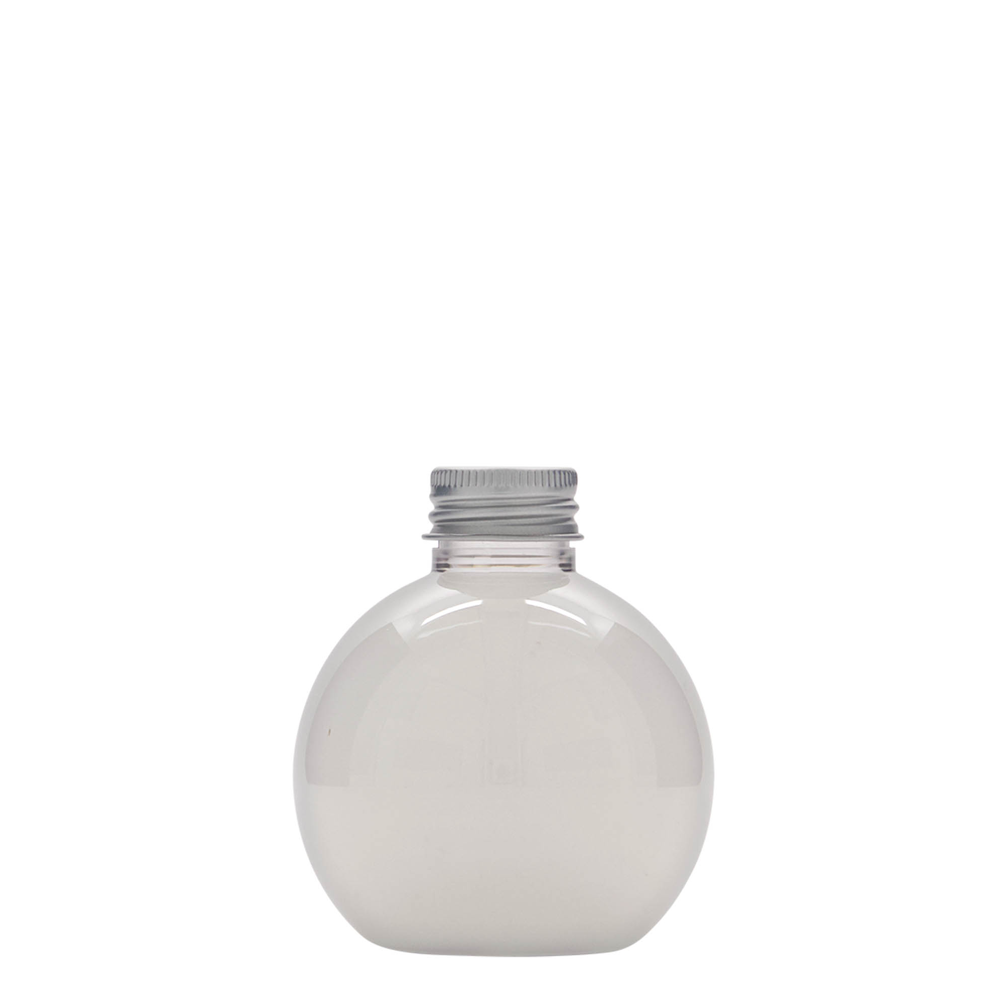 150 ml PET-flaske 'Perry', rund, plast, åpning: 24/410 150 ml PET-flaske 'Perry', rund, plast, åpning: 24/410