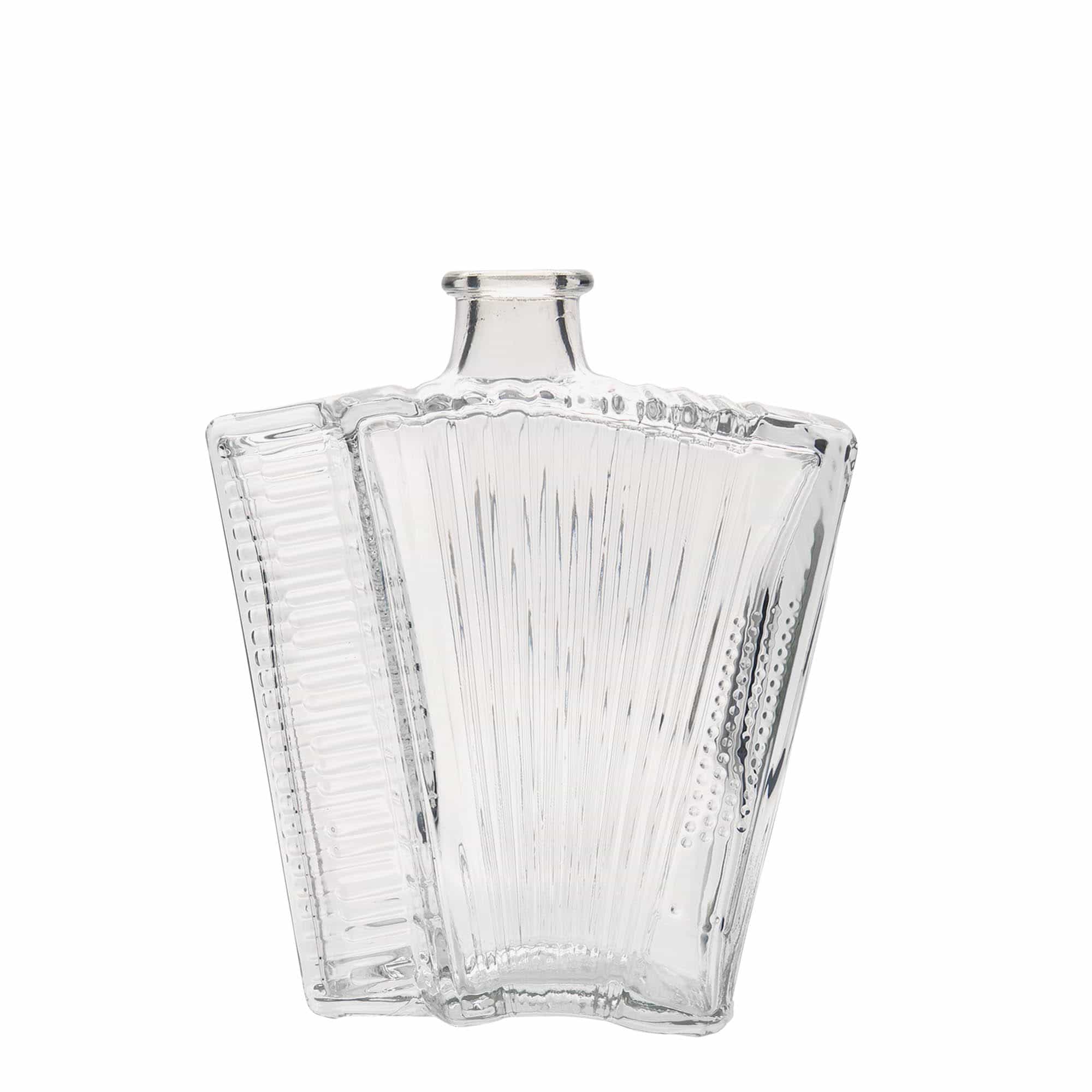 500 ml glassflaske "Akkordeon", åpning: Kork 500 ml glassflaske "Akkordeon", åpning: Kork