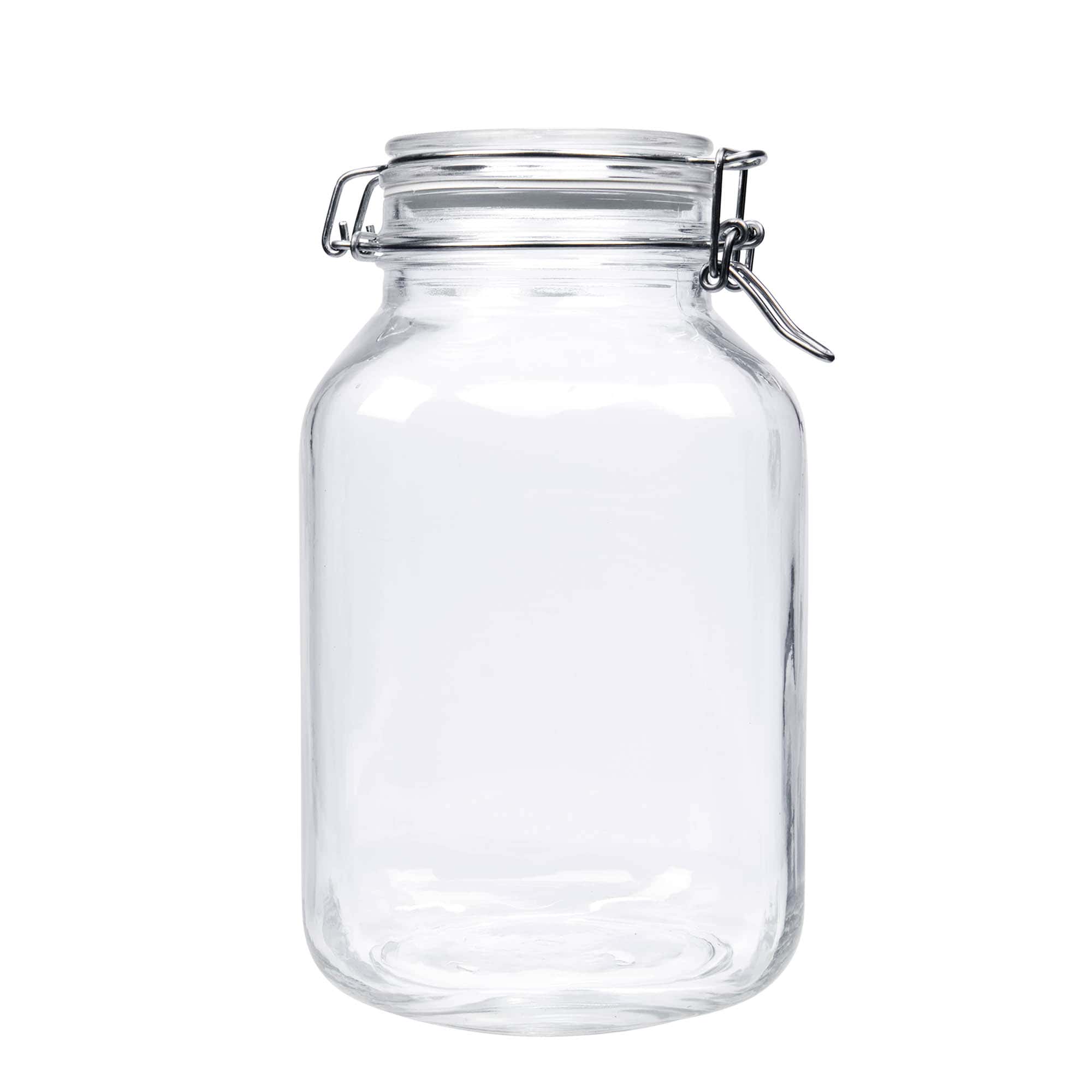 3000 ml bøyleglass "Fido", kvadratisk, åpning: Bøylelokk 3000 ml bøyleglass "Fido", kvadratisk, åpning: Bøylelokk