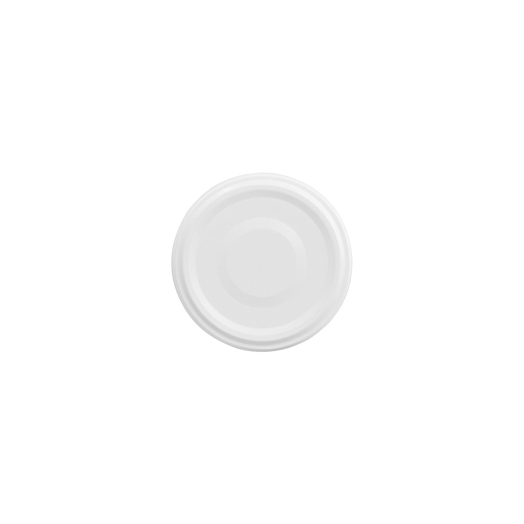 Twist-off-lokk, hvitblekk, hvit, for åpning: TO 48