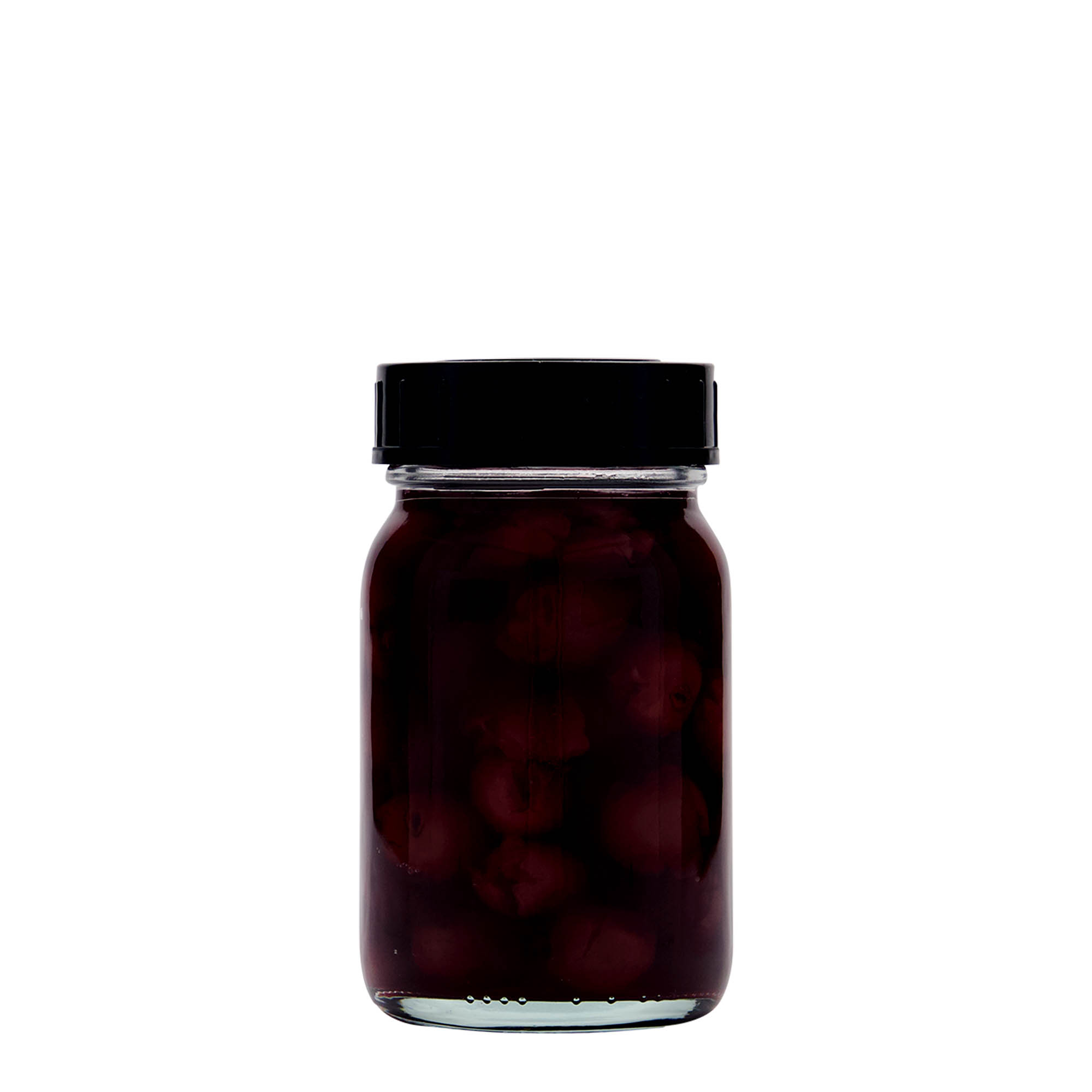 200 ml vidhalsglass, åpning: DIN 55 200 ml vidhalsglass, åpning: DIN 55