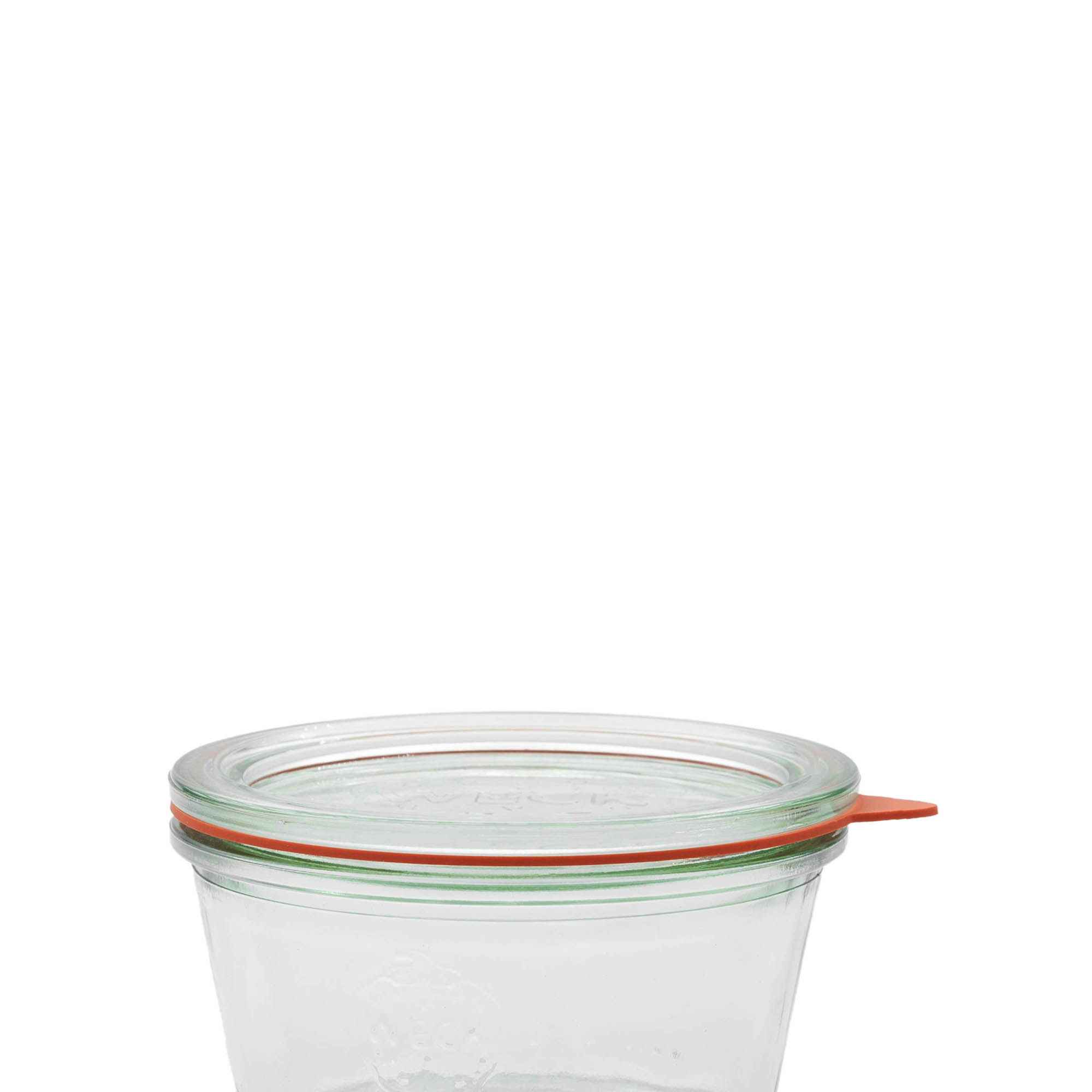 WECK-innkokingsring RR100 #, rød, åpning: rund kant