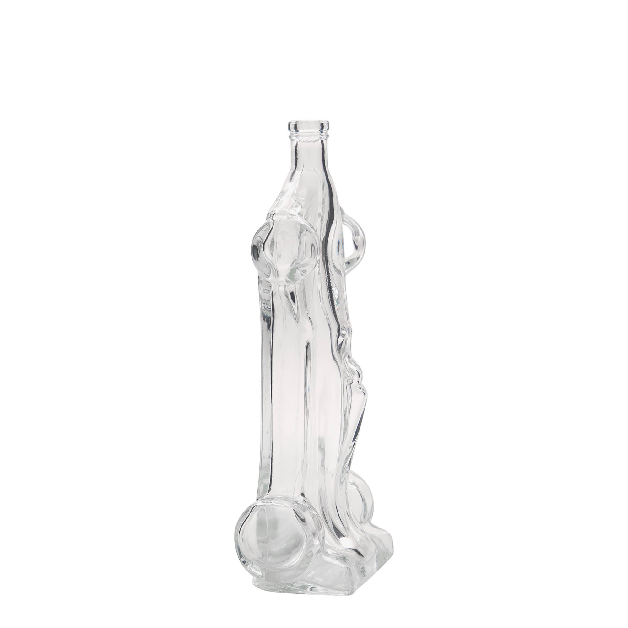 200 ml glassflaske 'Racerbilsmodell', åpning: kork