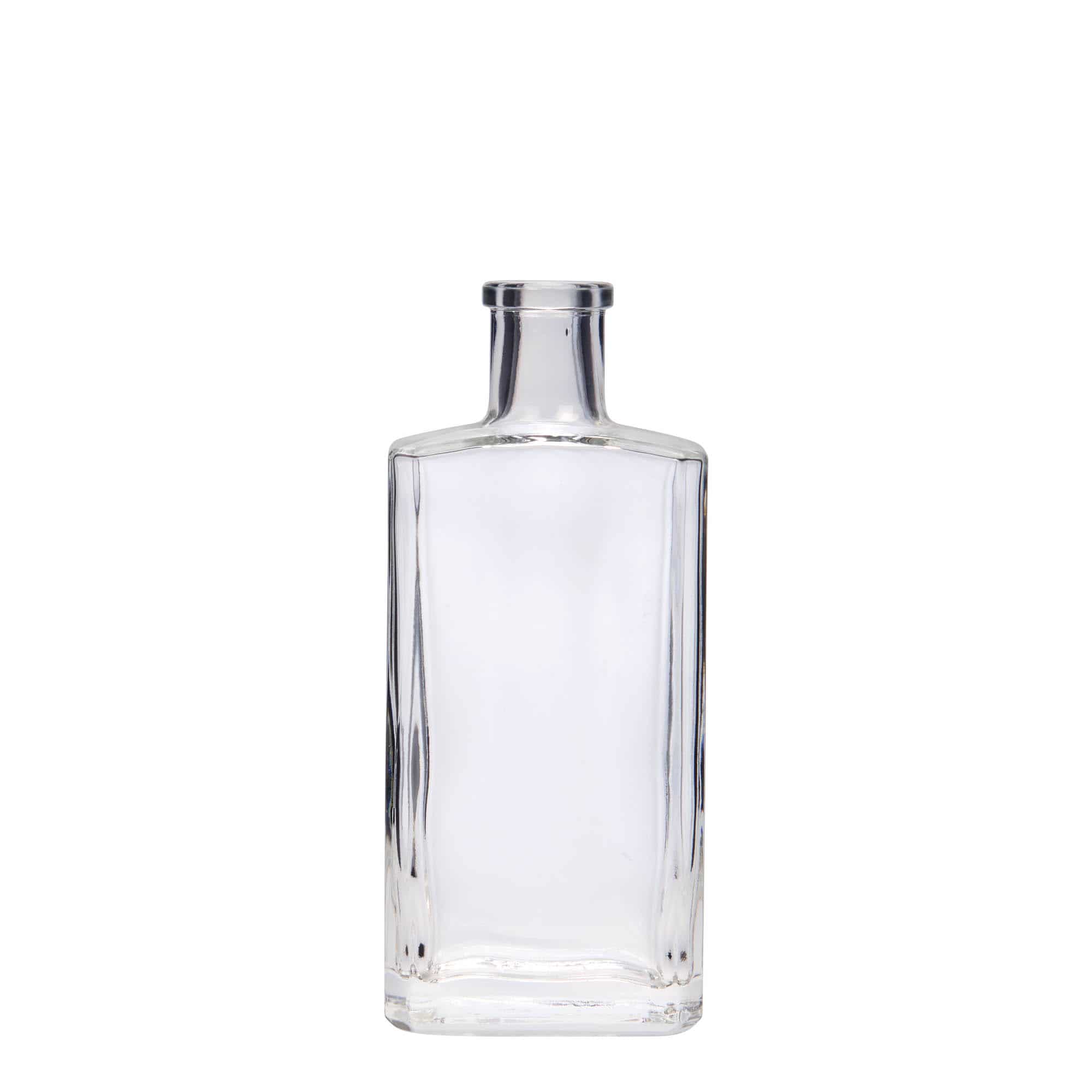 200 ml glassflaske "Shiny", firkantet, åpning: Kork 200 ml glassflaske "Shiny", firkantet, åpning: Kork