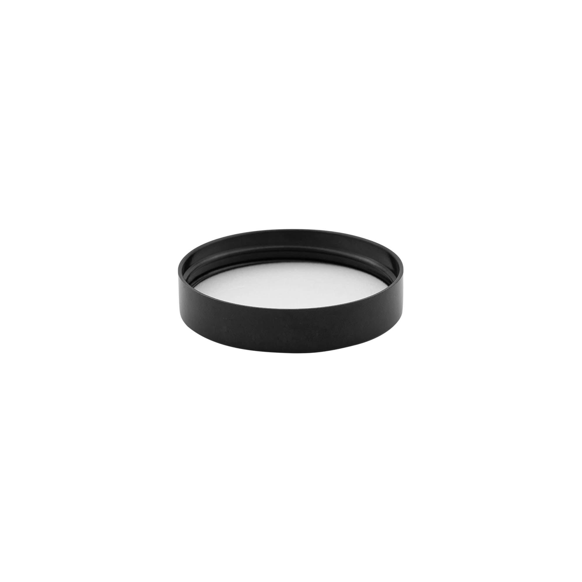 Skrukork for 120 ml 'Brown Line', HPM-plast, svart