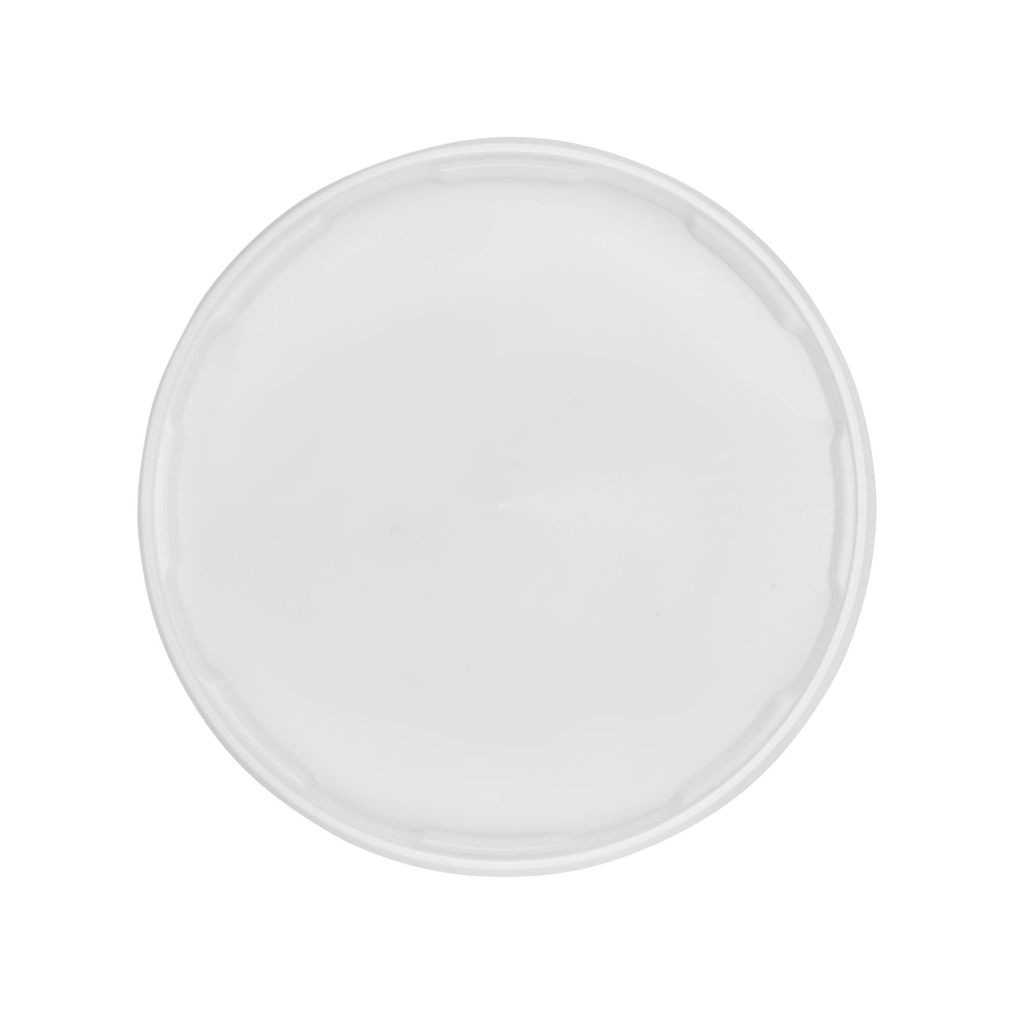 Lokk for 12,5 l bøtte, PP-plast, hvit