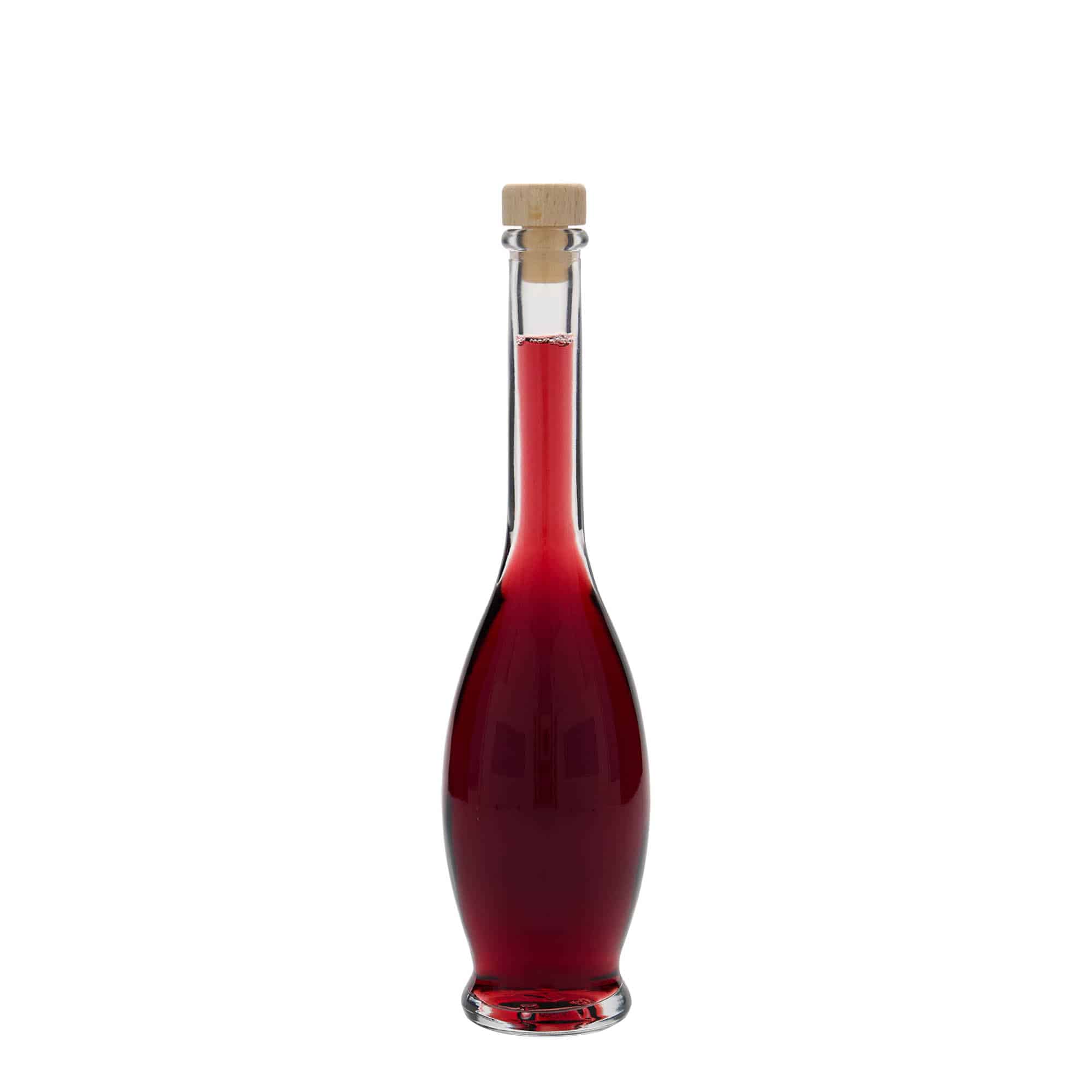 100 ml glassflaske 'Gina', åpning: kork