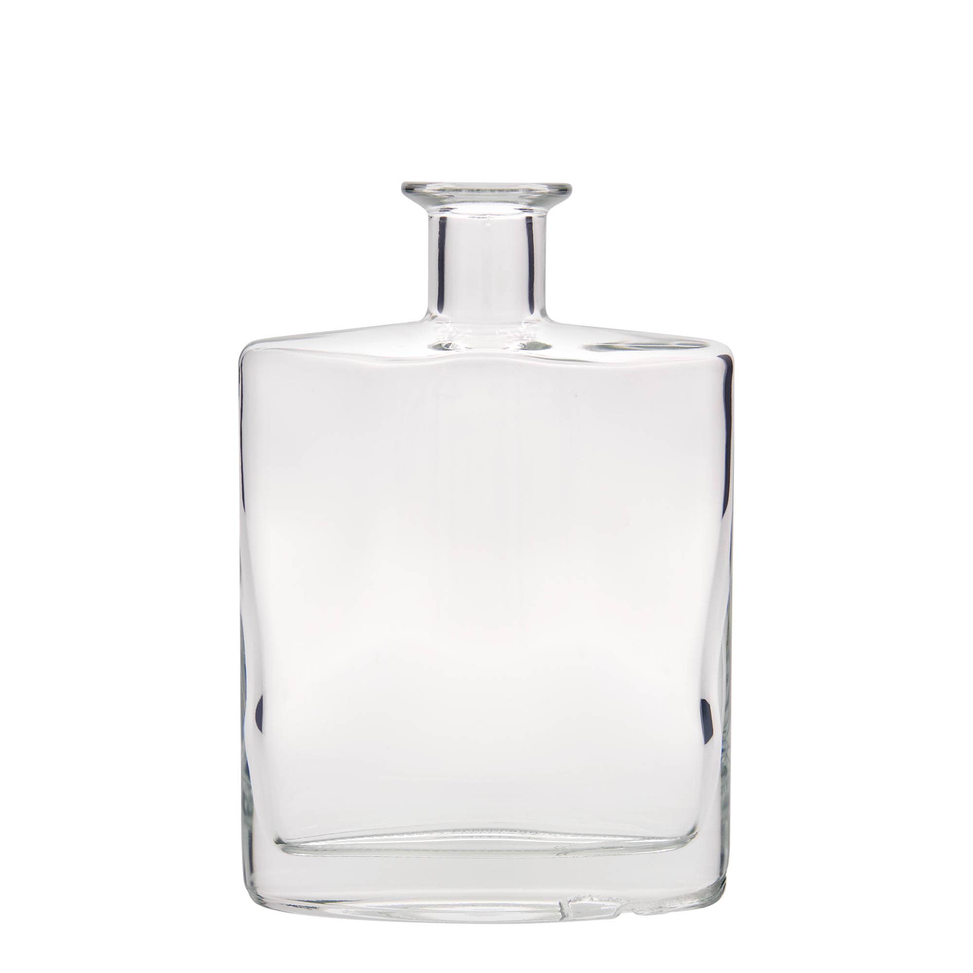 700 ml glassflaske "Zorbas", oval, åpning: Kork 700 ml glassflaske "Zorbas", oval, åpning: Kork
