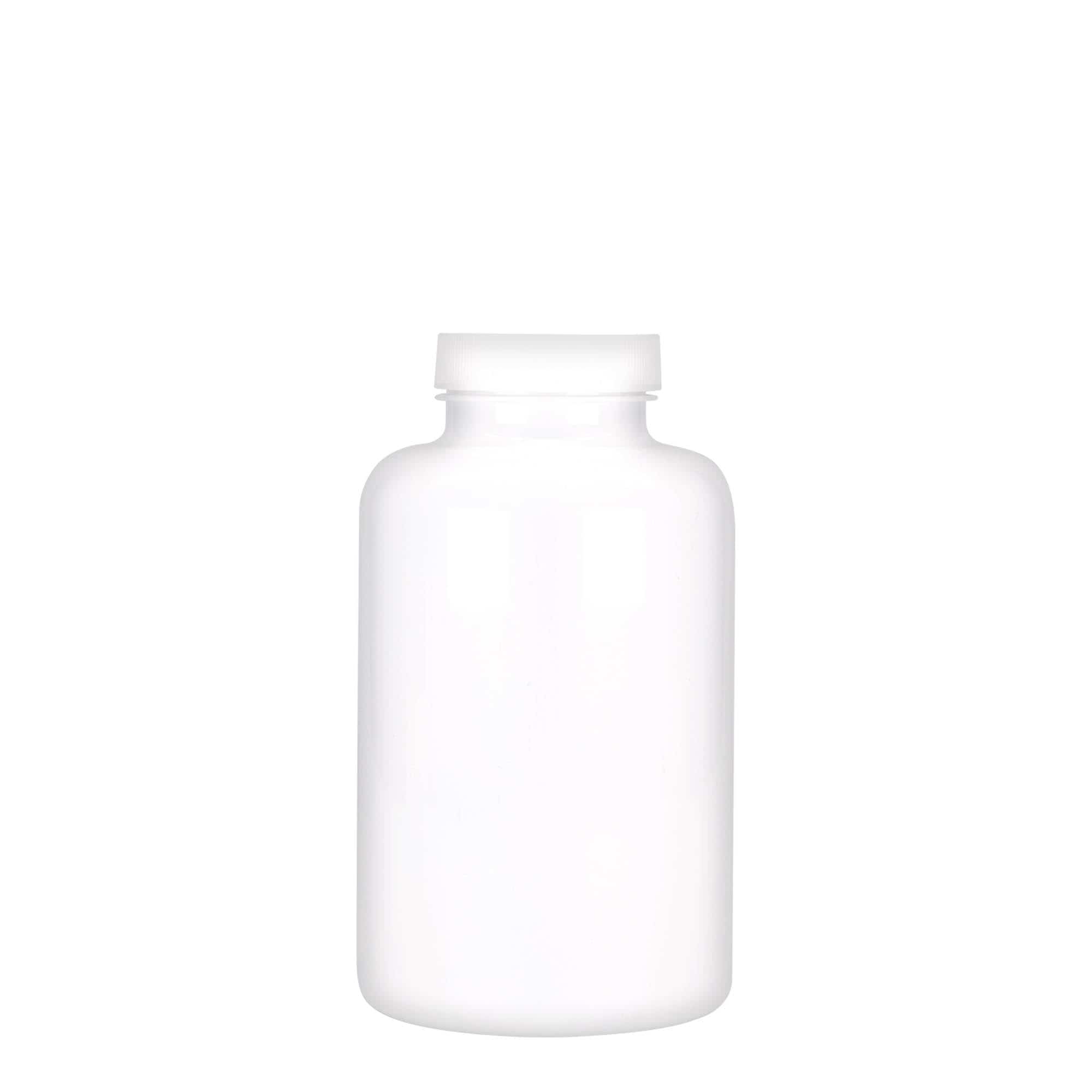 500 ml PET-packer, plast, hvit, åpning: GPI 45/400