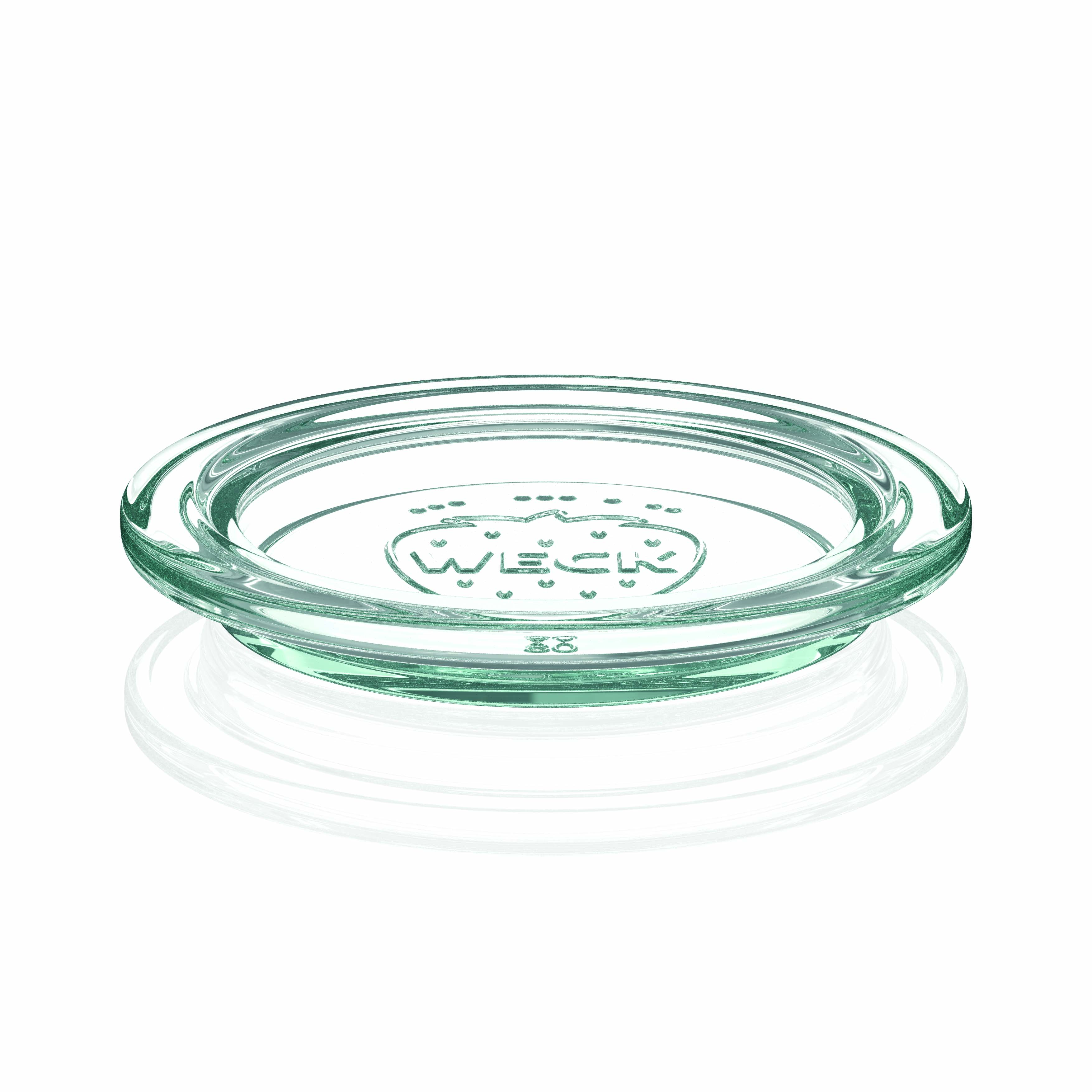 6x 290 ml høyt WECK-sylteglass av terrintype med glasslokk RR 80