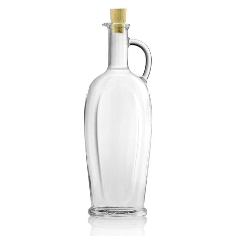 500 ml glassflaske "Eleganta", oval, åpning: Kork 500 ml glassflaske "Eleganta", oval, åpning: Kork