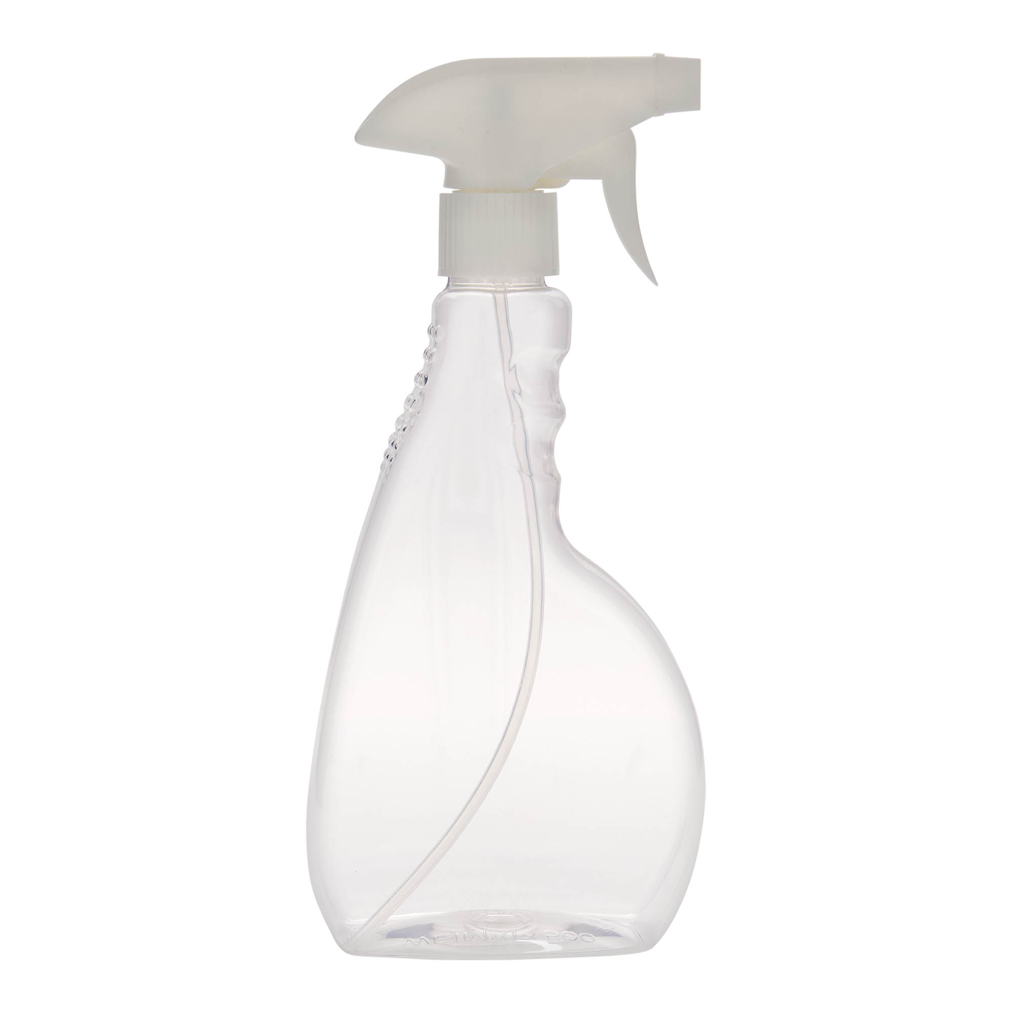 500 ml PET-sprayflaske 'Piccobello', rektangulær, plast, åpning: skrukork