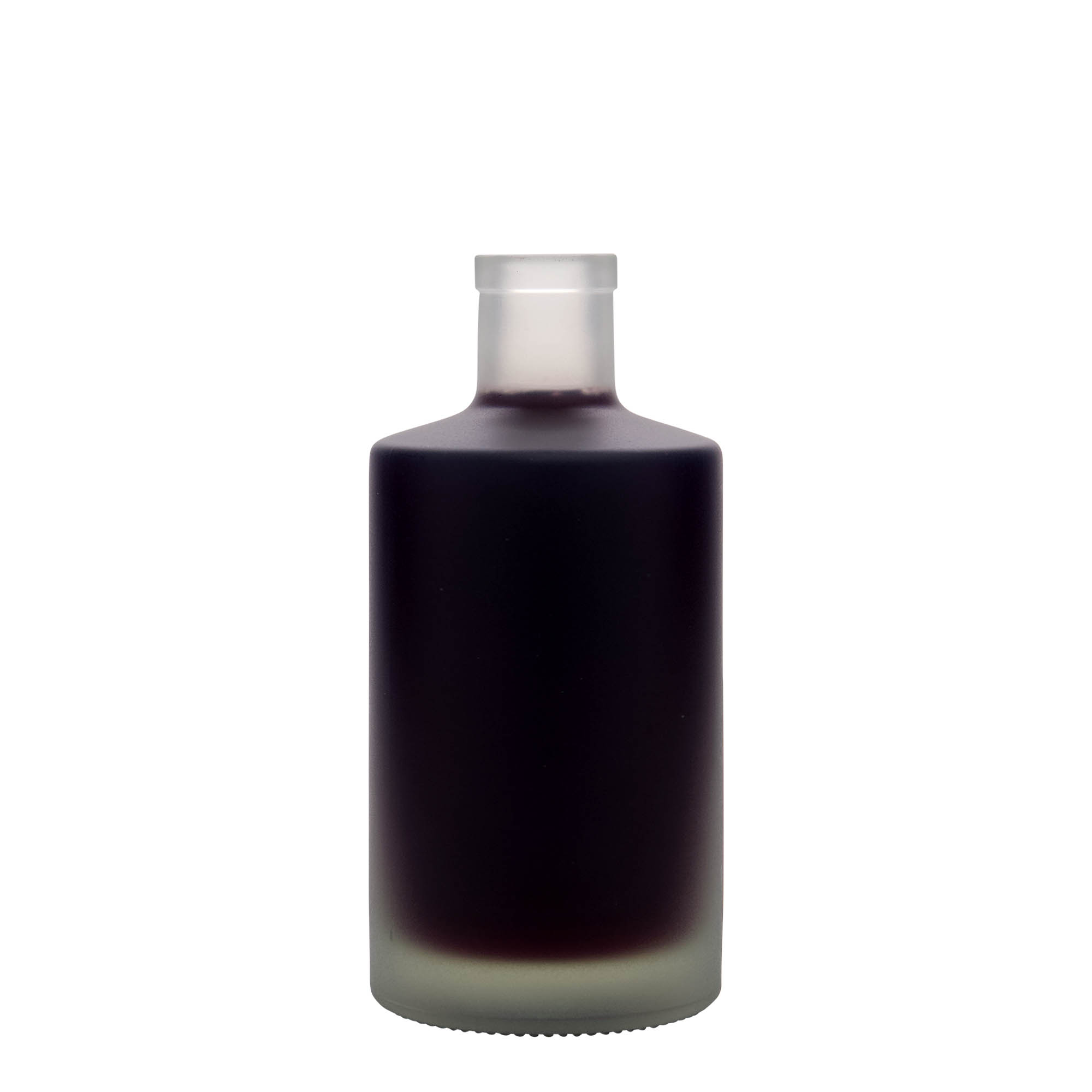 500 ml glassflaske 'Caroline', frostet, åpning: kork 500 ml glassflaske 'Caroline', frostet, åpning: kork