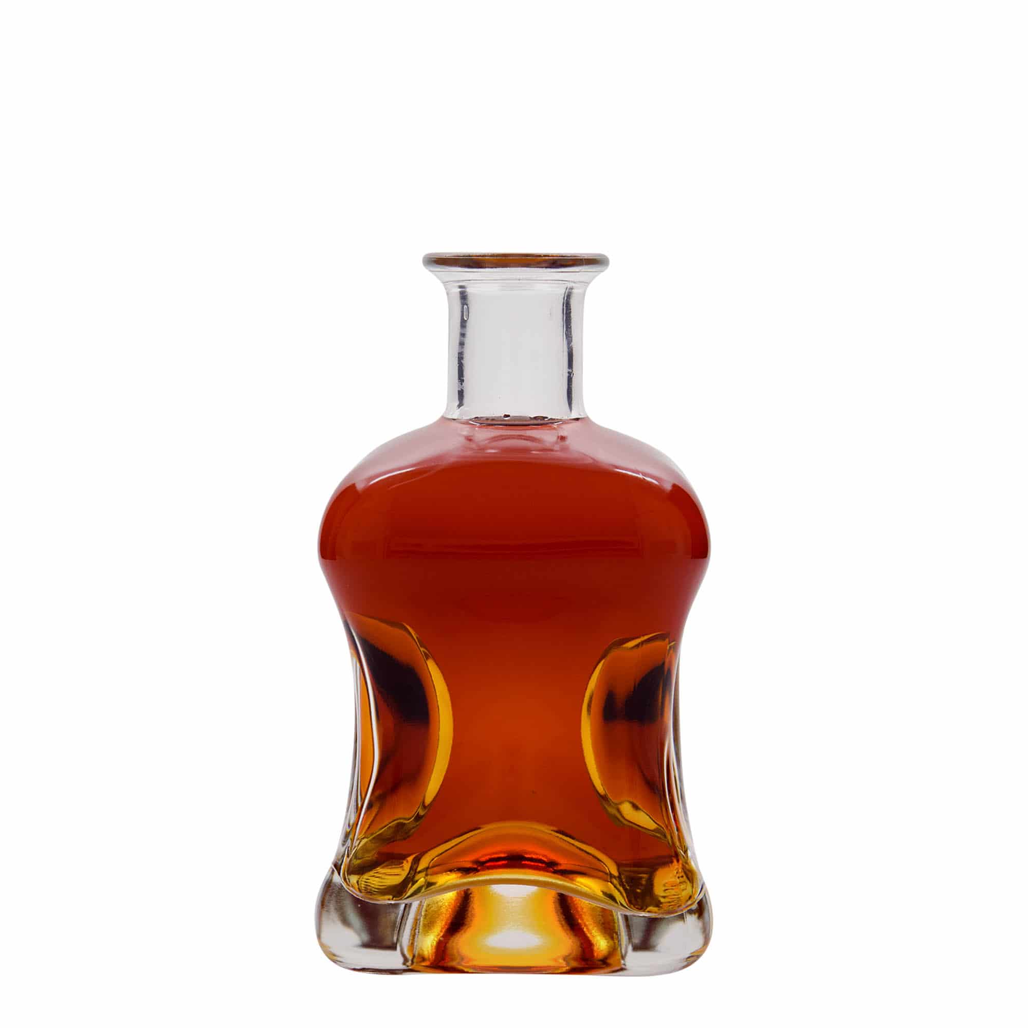 500 ml glassflaske "Dublin", kvadratisk, åpning: Kork