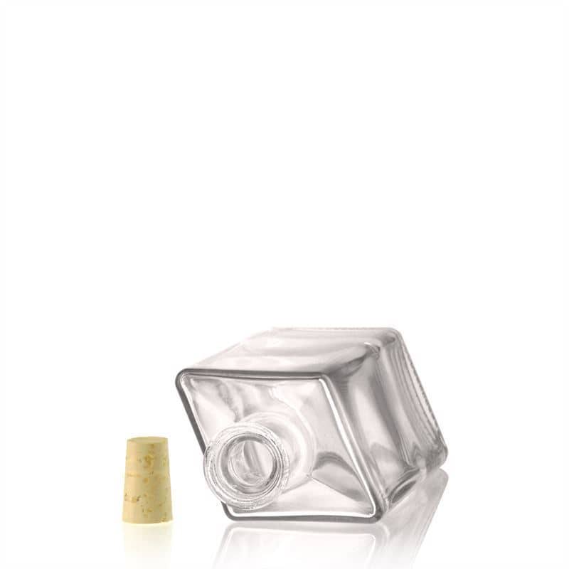 500 ml glassflaske 'Riva', diamantformet, munn: kork