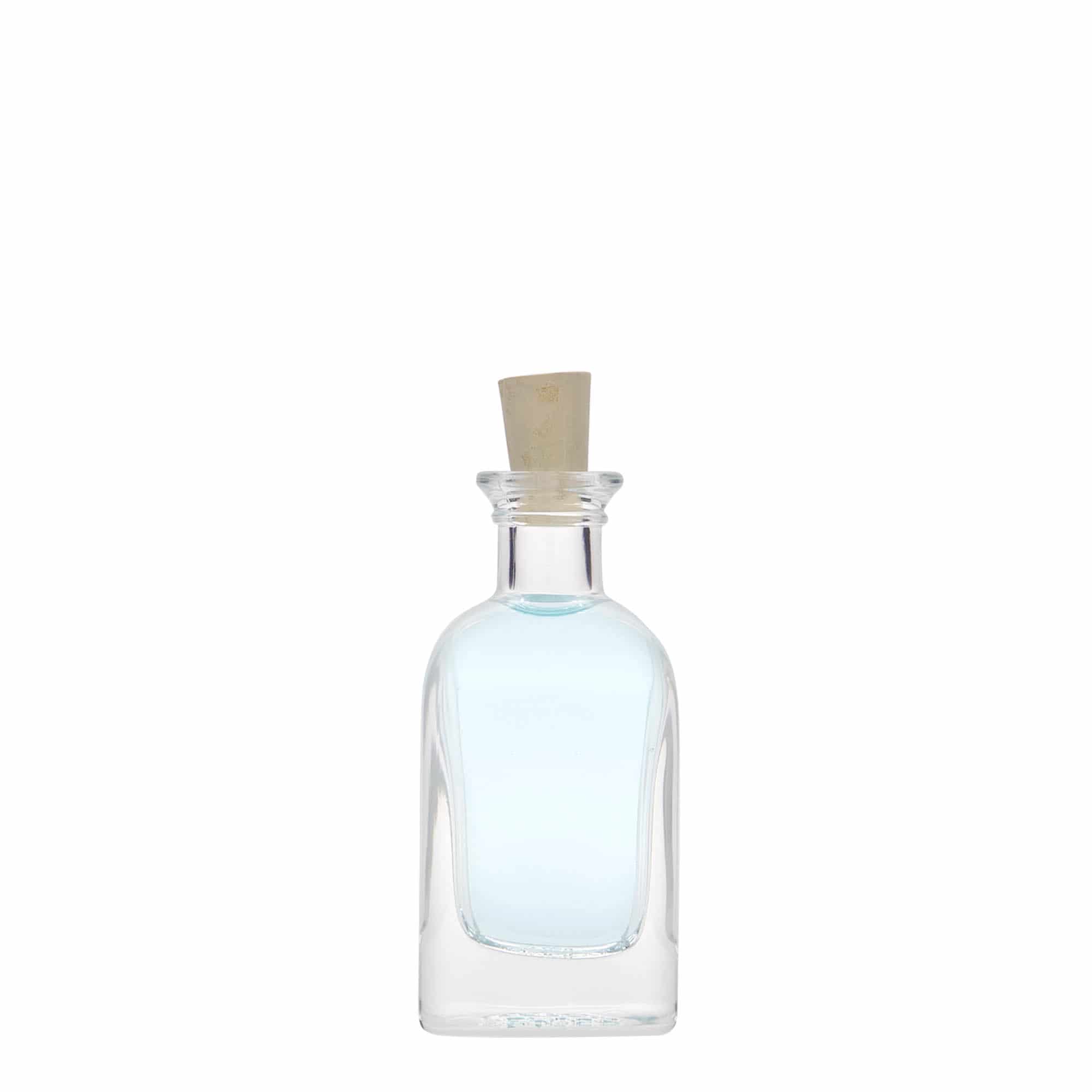 40 ml apotekerglassflaske Carré, kvadratisk, åpning: Kork