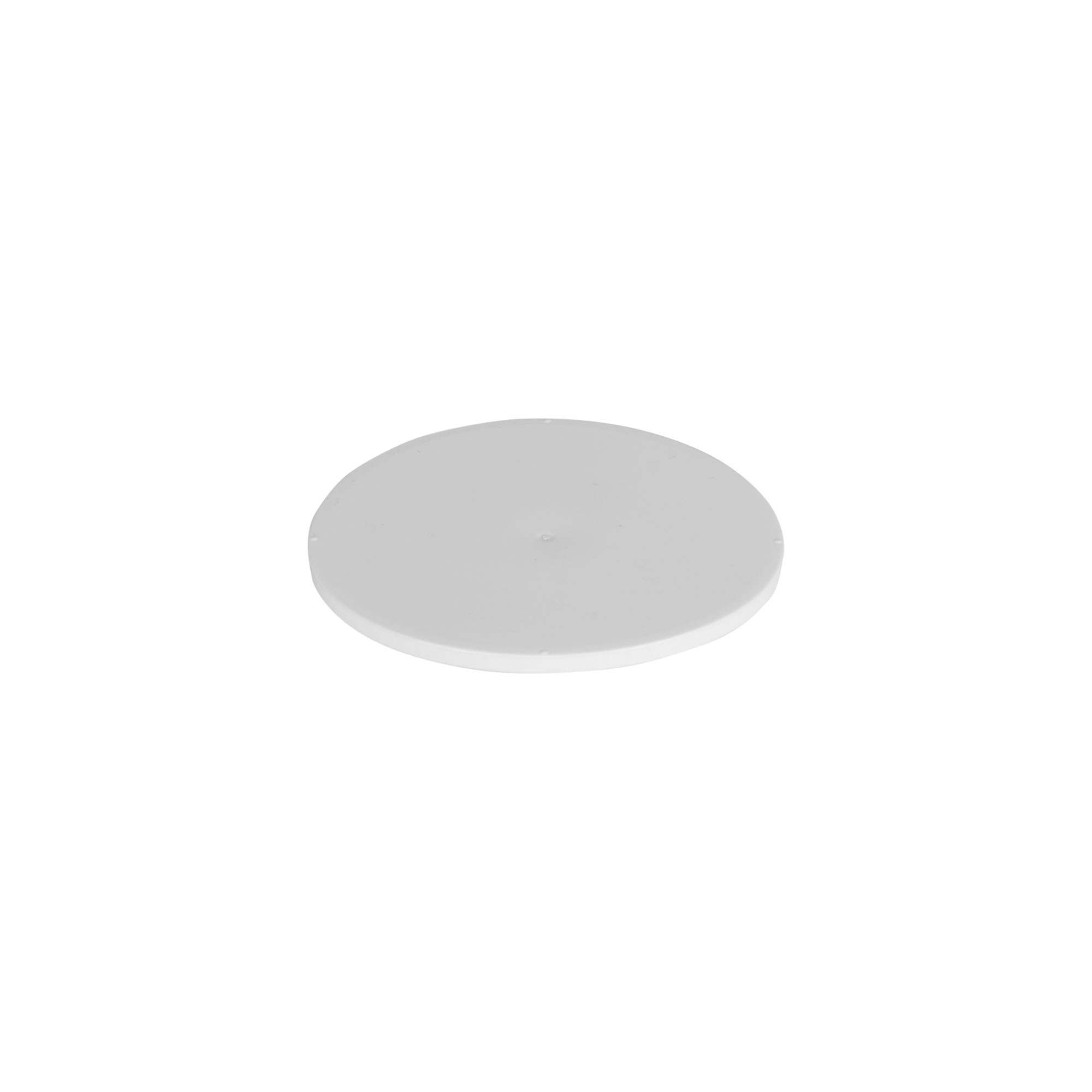 Dekkskive for 150 ml 'Bianca', PP-plast, hvit