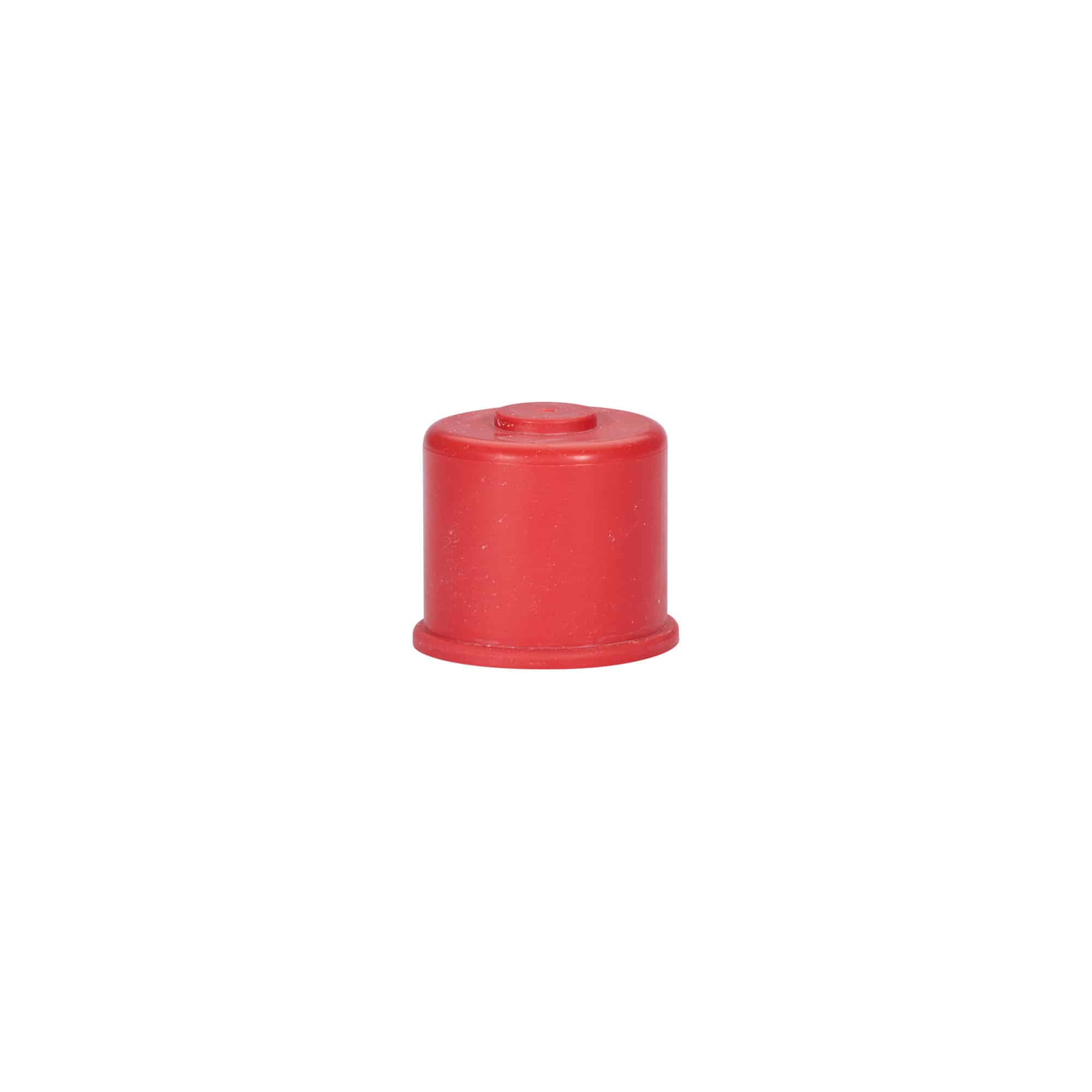 Mostkappe type 1, gummi, rød