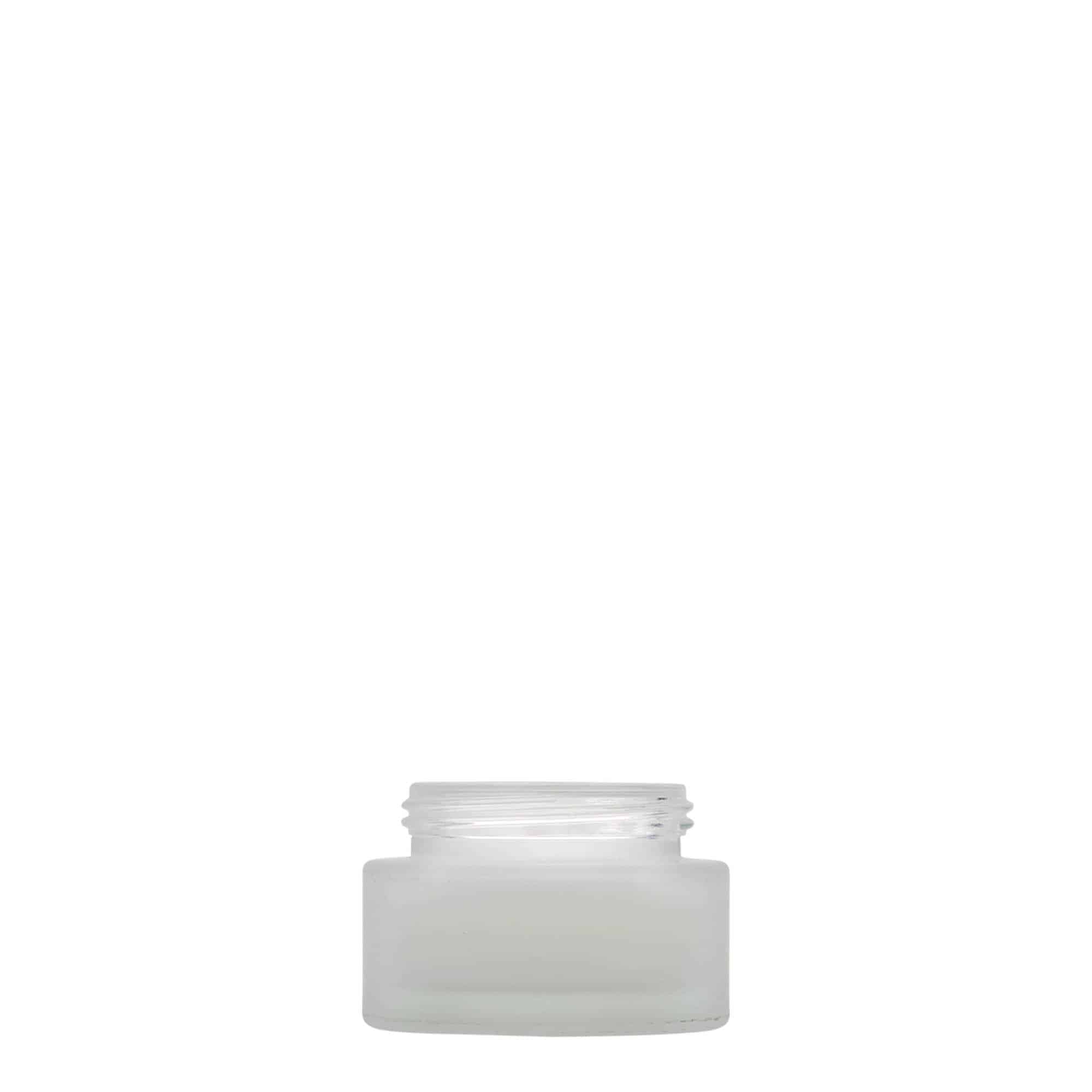 15 ml krukke "Platin Edition", glass, iset, åpning: Skrulokk