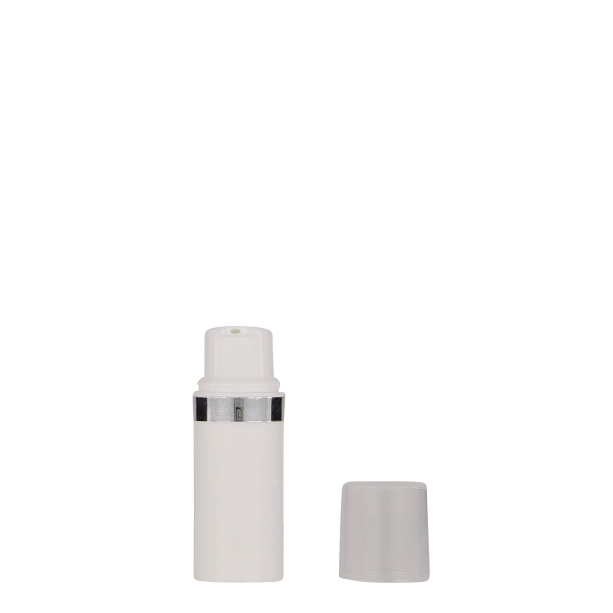 5 ml luftløs dispenser 'Nano', PP-plast, hvit 5 ml luftløs dispenser 'Nano', PP-plast, hvit