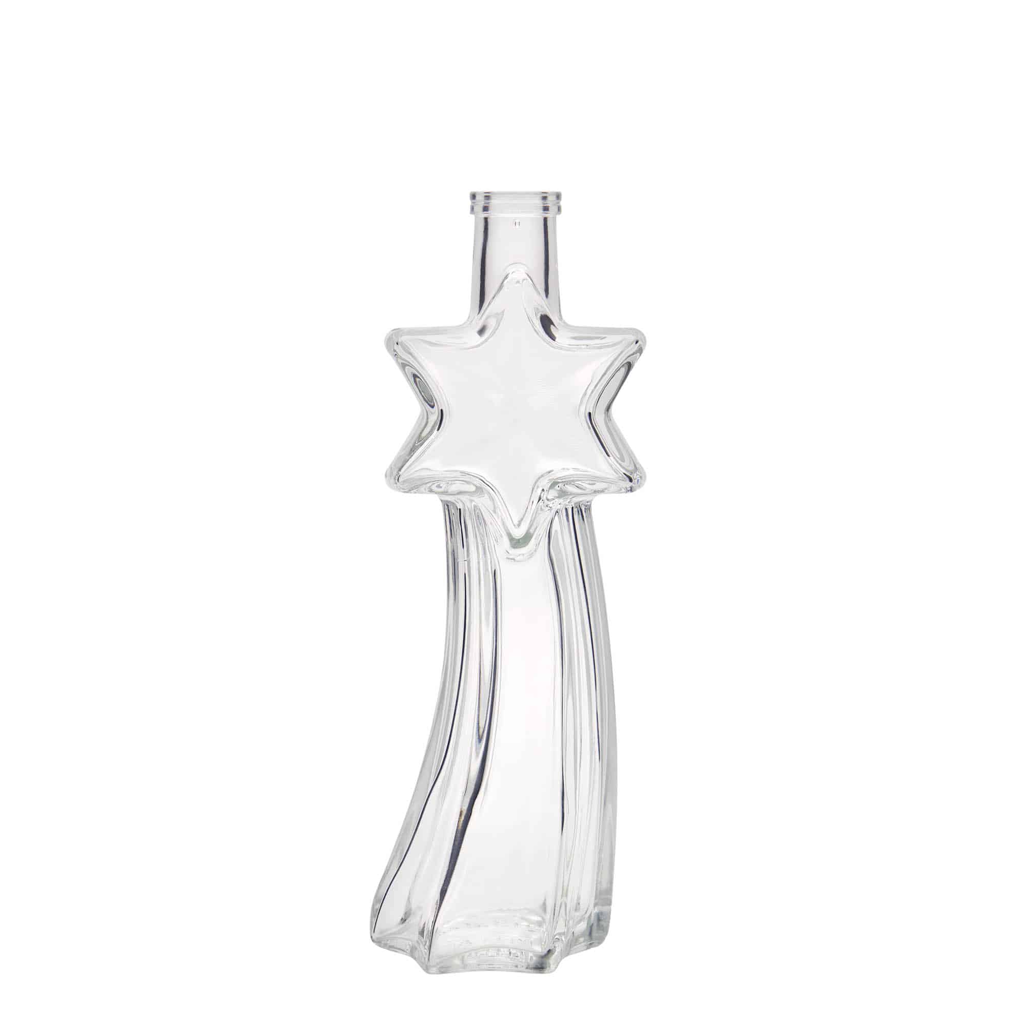 200 ml glassflaske "Stjerneskudd", åpning: Kork