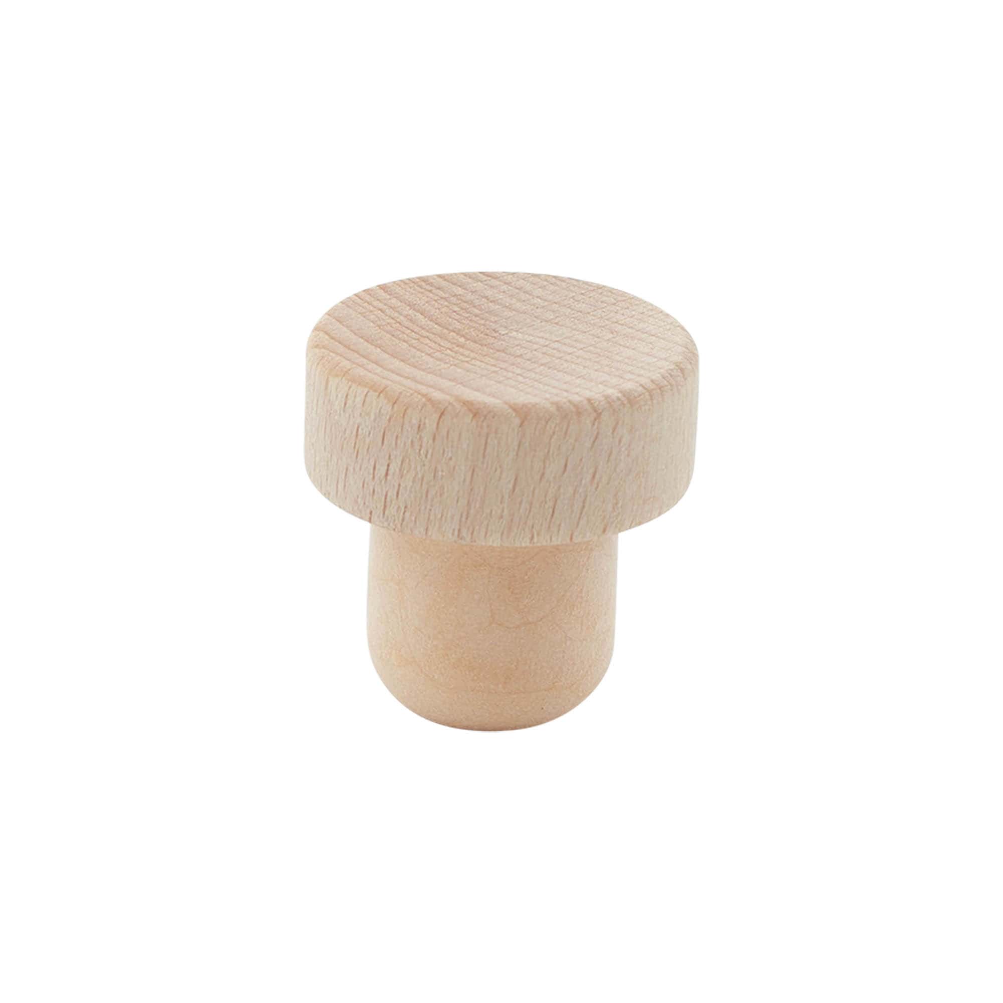 Håndtappingskork 22,1 mm, tre/plast, for munningsåpning: kork