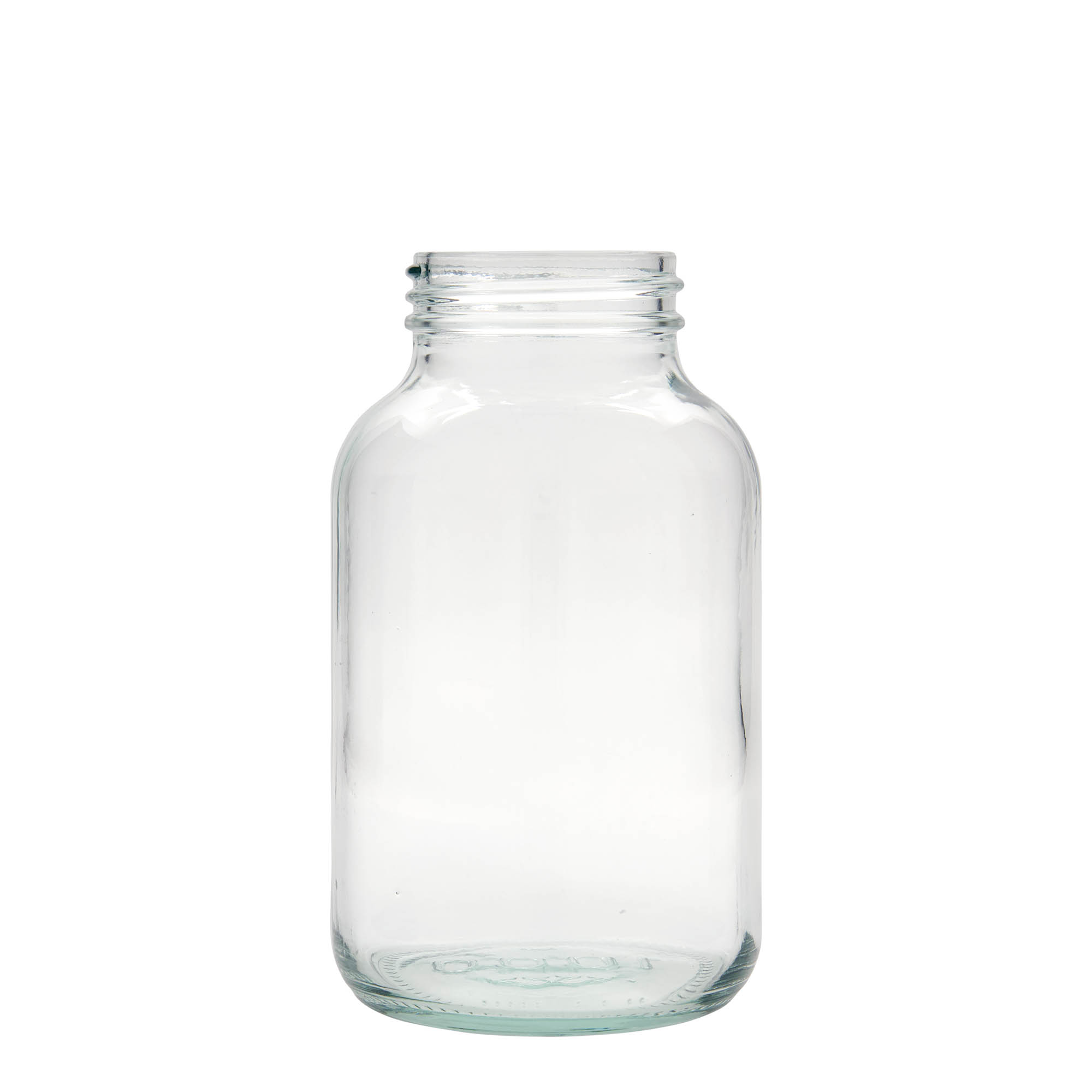 1.000 ml vidåpnet glass, åpning: DIN 68 1.000 ml vidåpnet glass, åpning: DIN 68