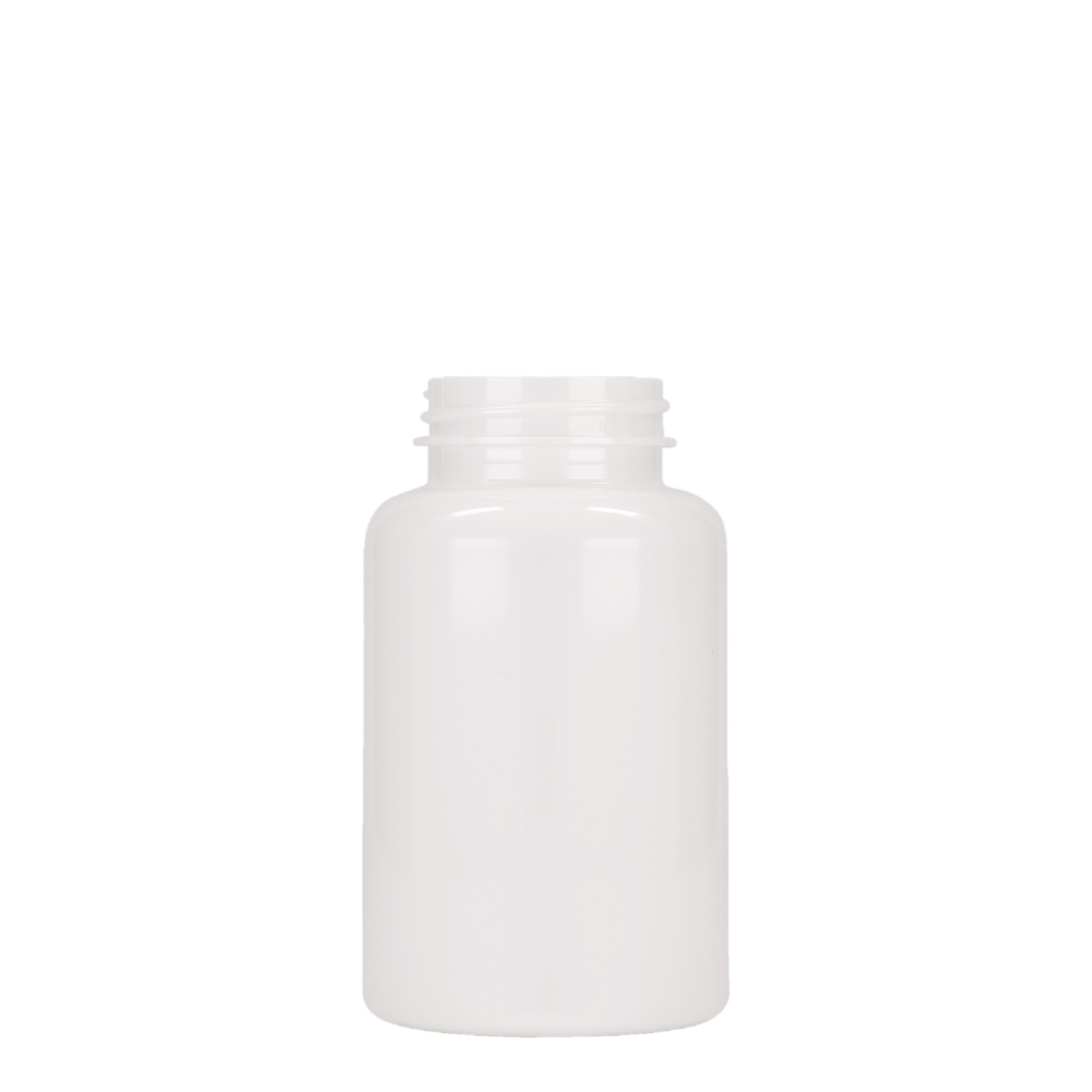 250 ml PET-packer, plast, hvit, åpning: GPI 45/400 250 ml PET-packer, plast, hvit, åpning: GPI 45/400
