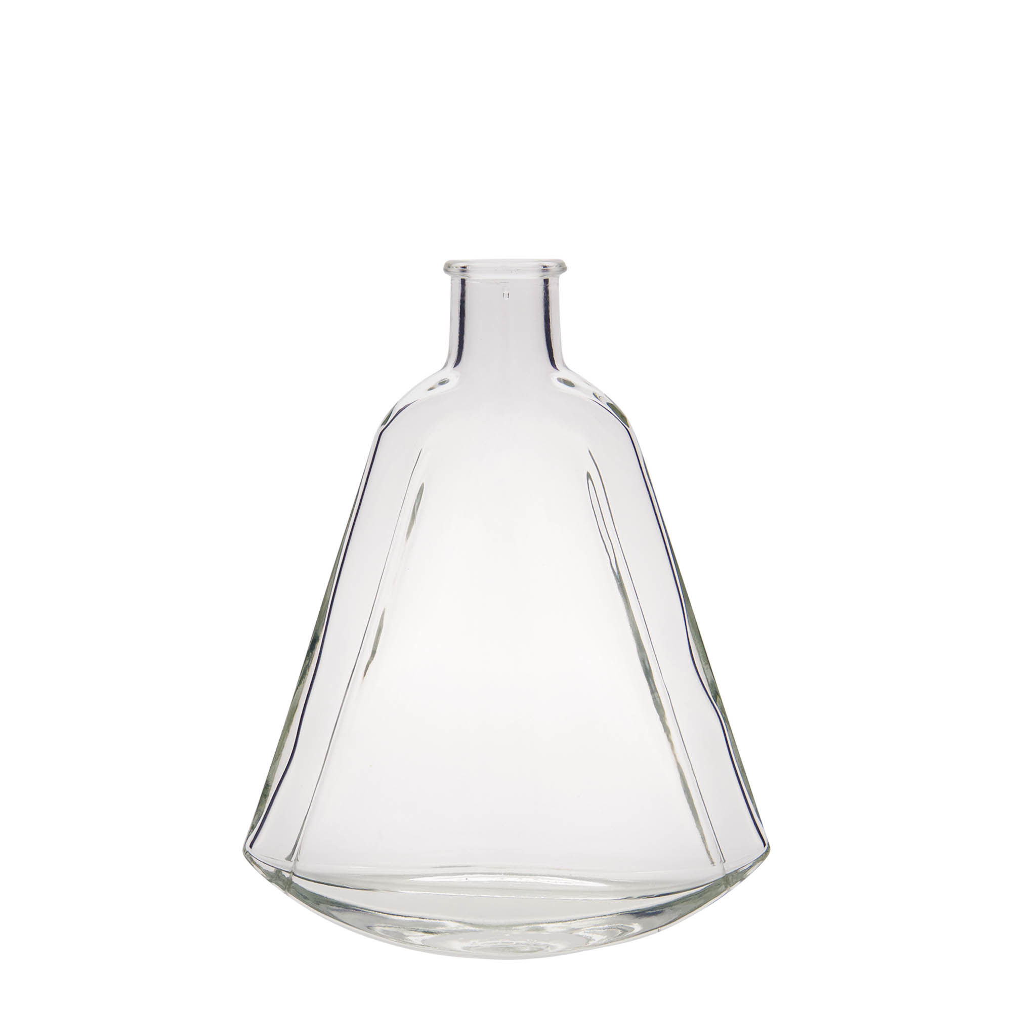 200 ml glassflaske 'Maurizio', oval, åpning: kork
