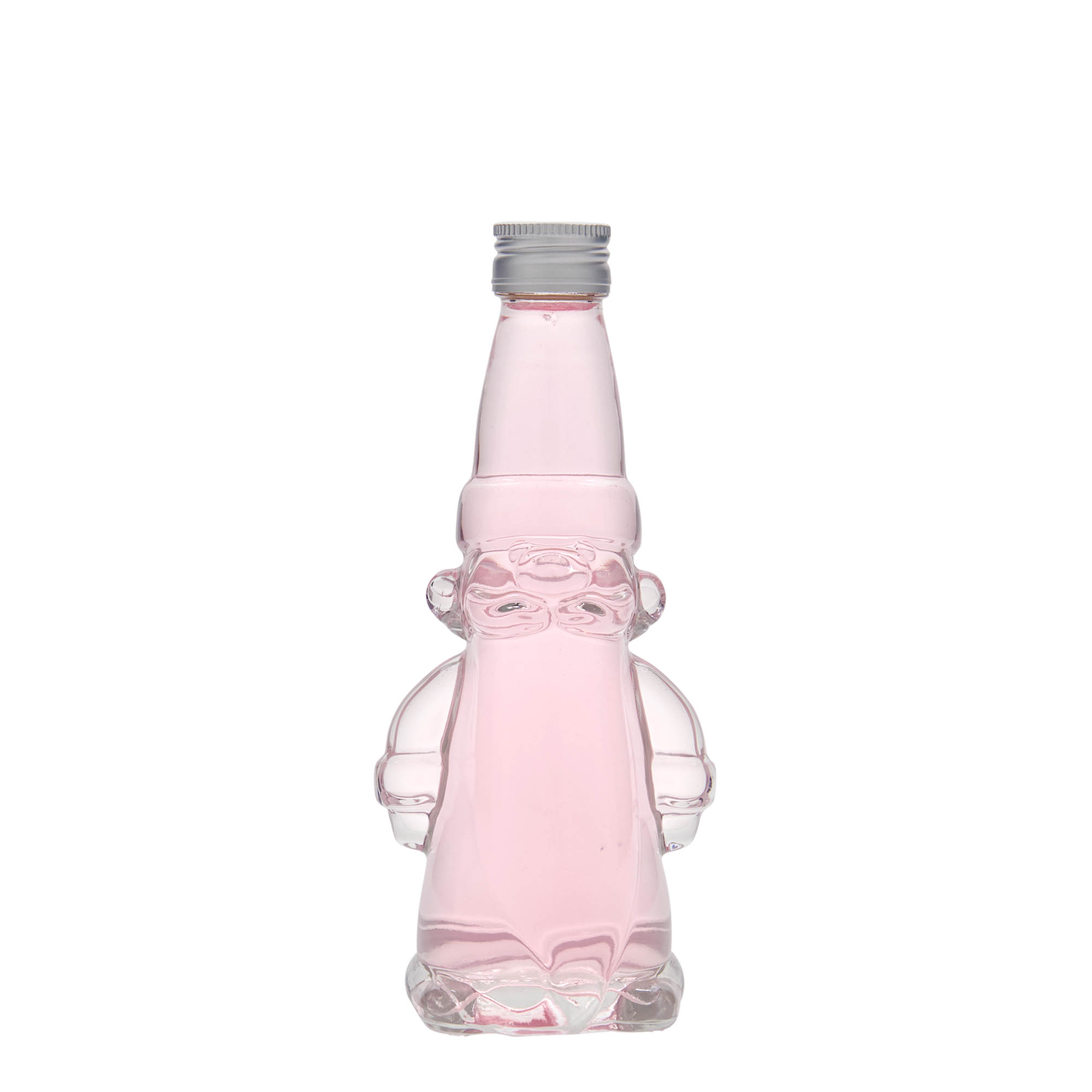 200 ml glassflaske 'Julenisse', åpning: PP 28