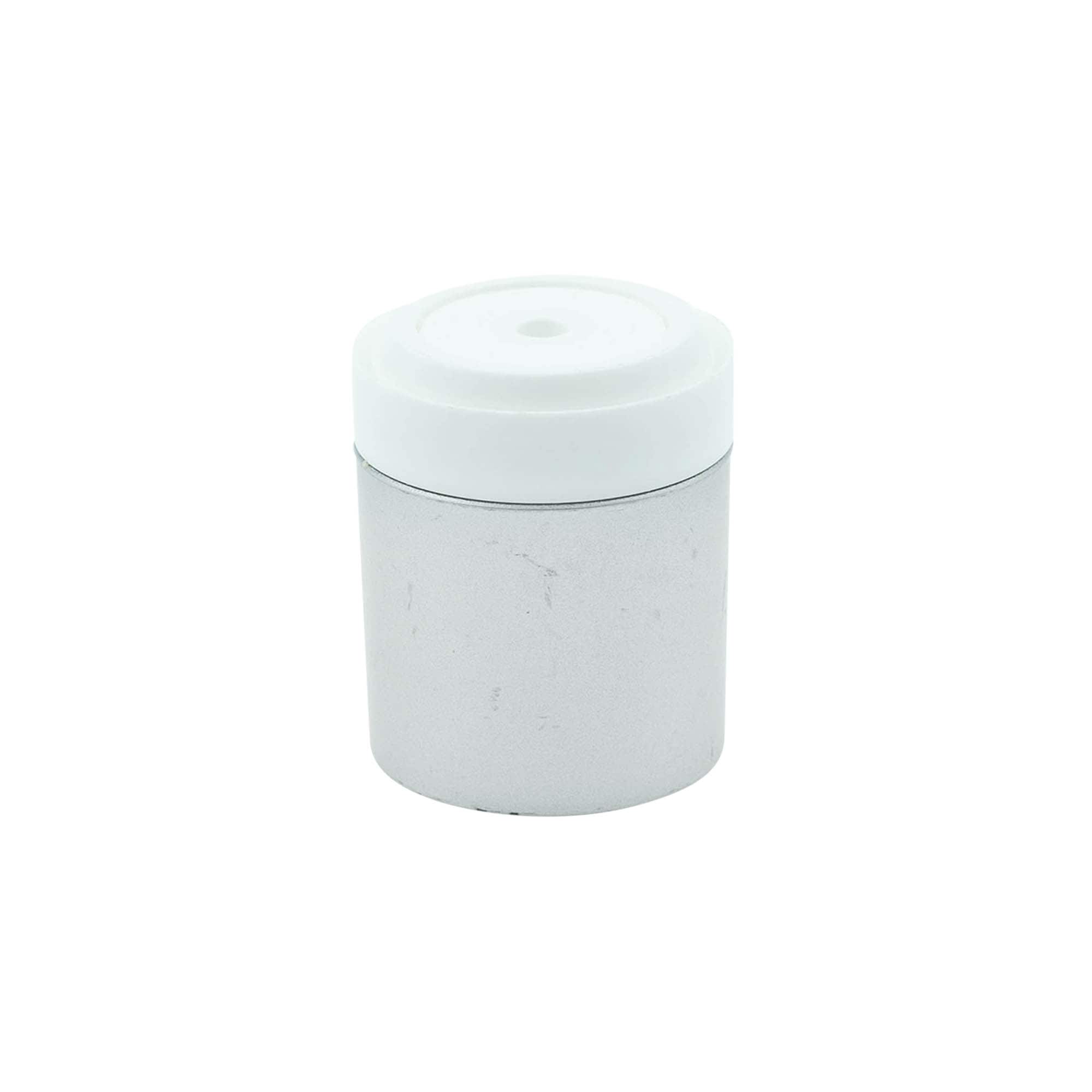 Airless dispenser pumpehode 'Micro', PP-plast, sølv