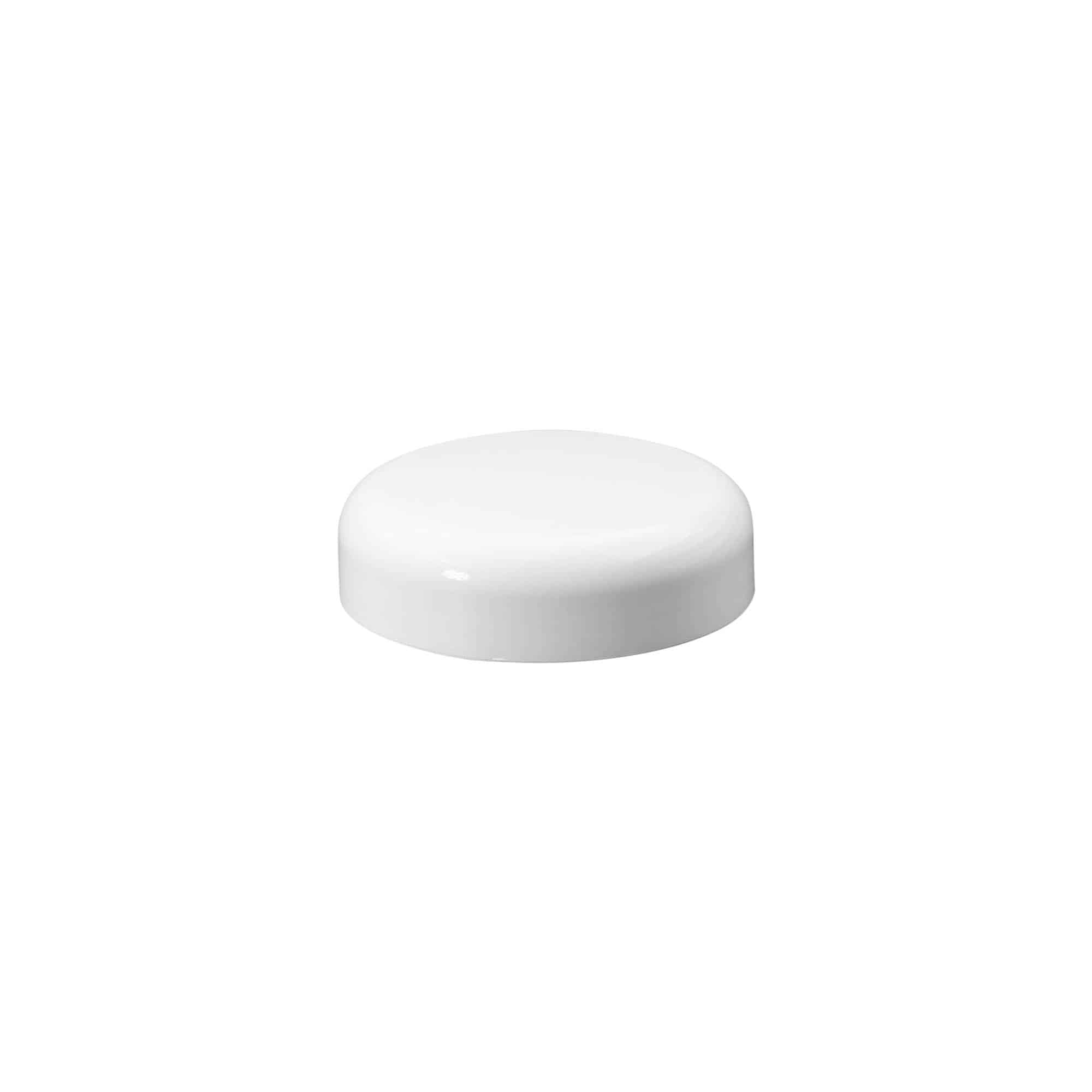 Skrulokk for 50 ml "Bianca", PP-plast, hvit