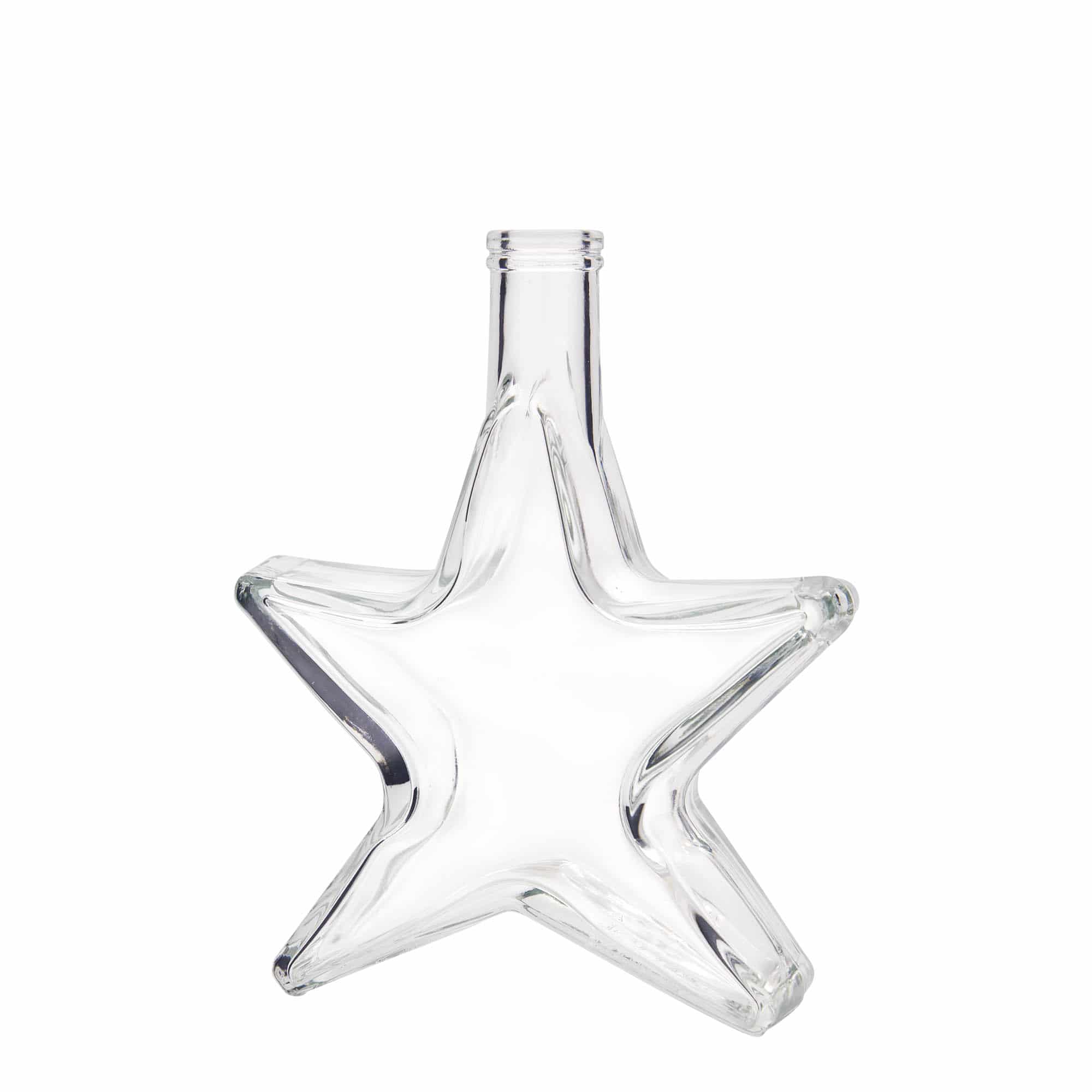 350 ml glassflaske 'Stjerne', åpning: kork